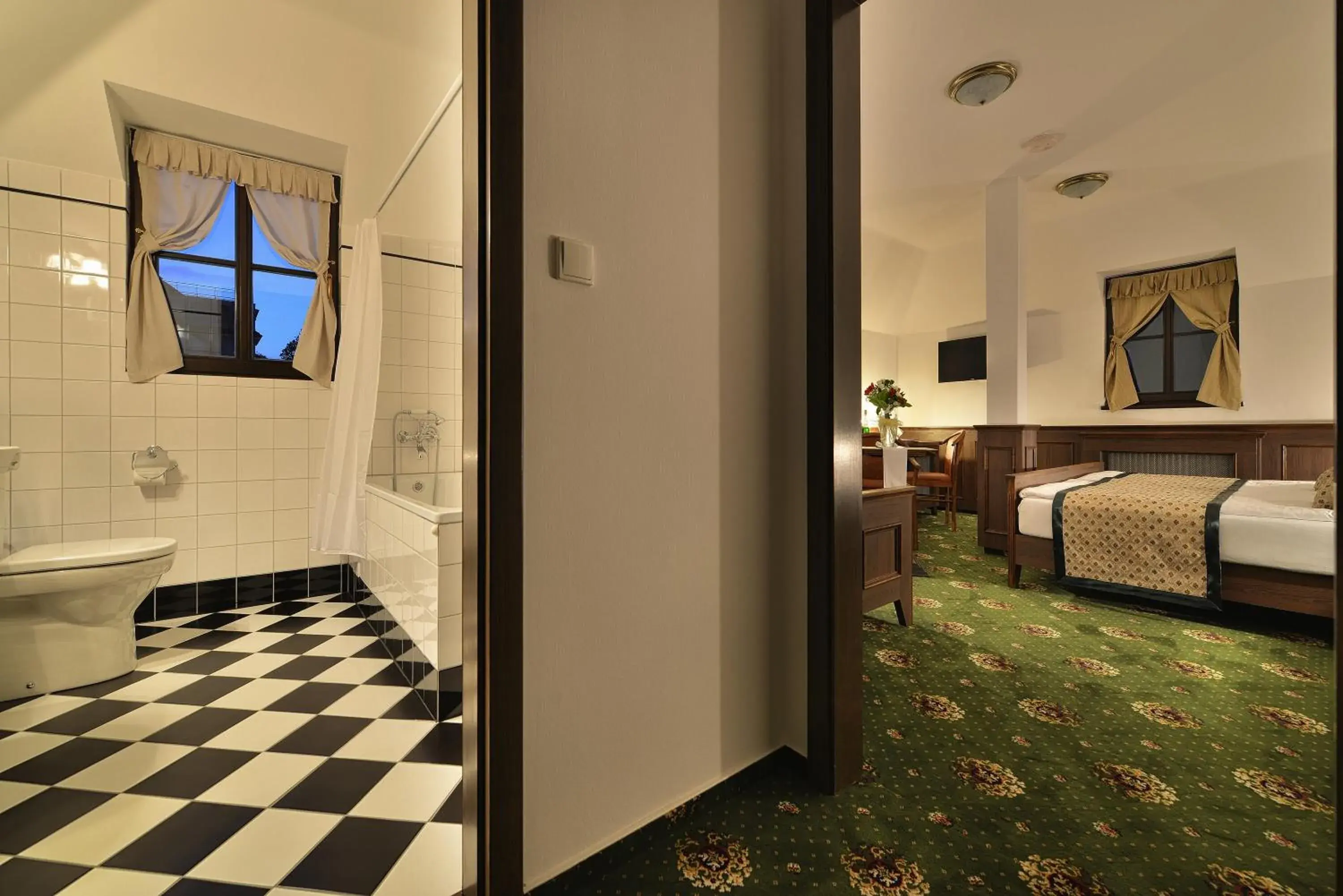 Bathroom in Hotel Podhrad