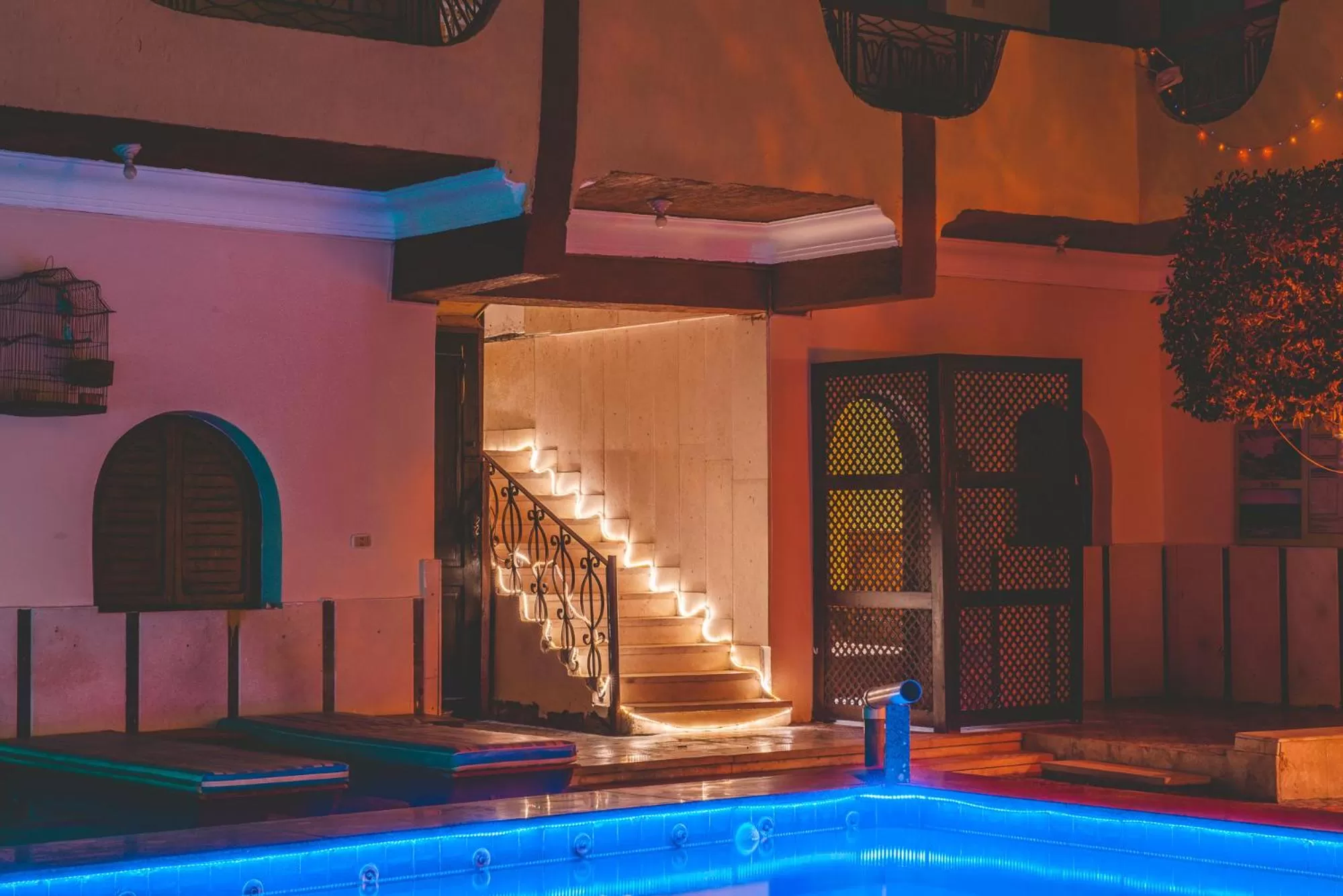 Pool view in Dahab Plaza Hotel