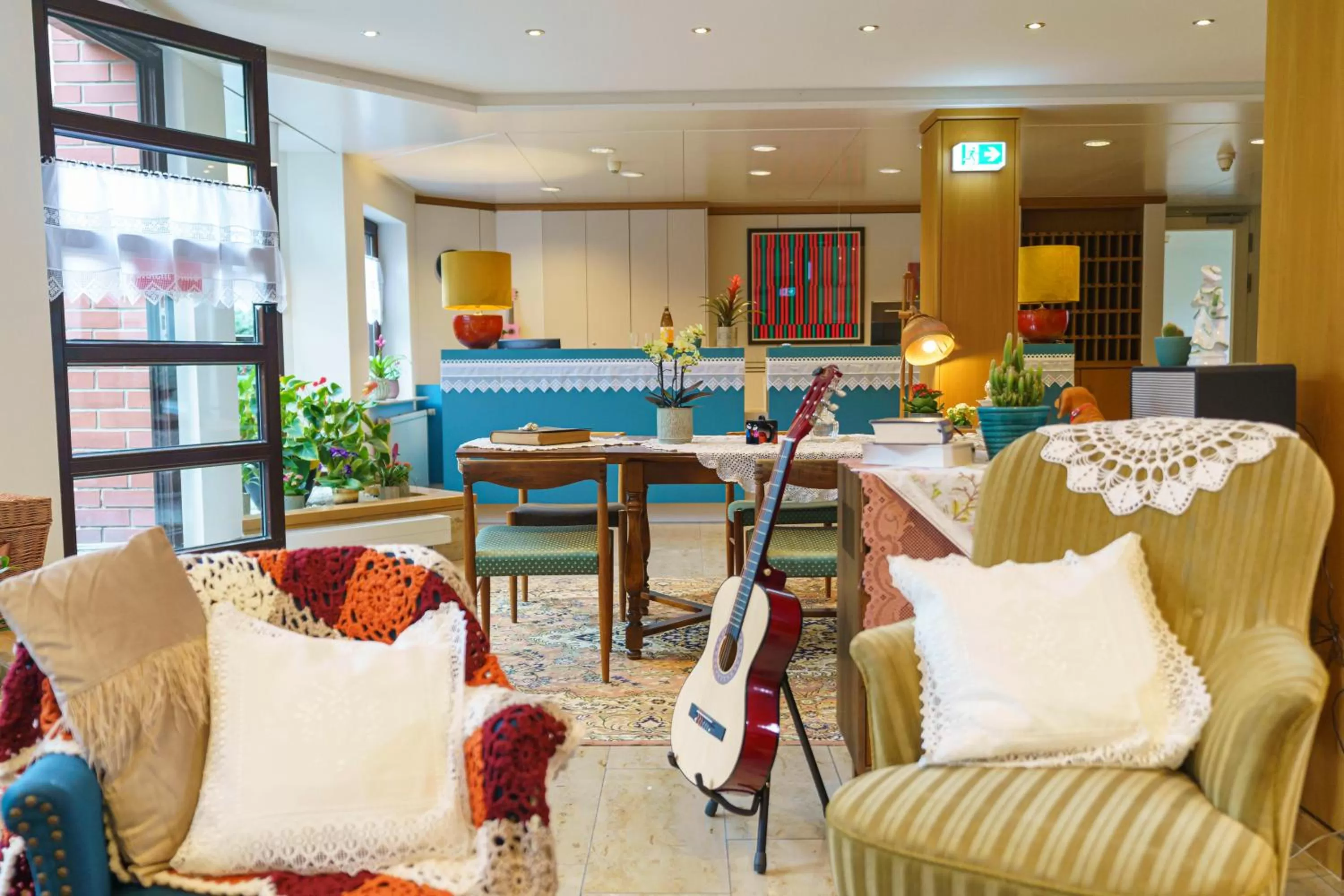 Lobby or reception in Tante ALMA's Bonner Hotel