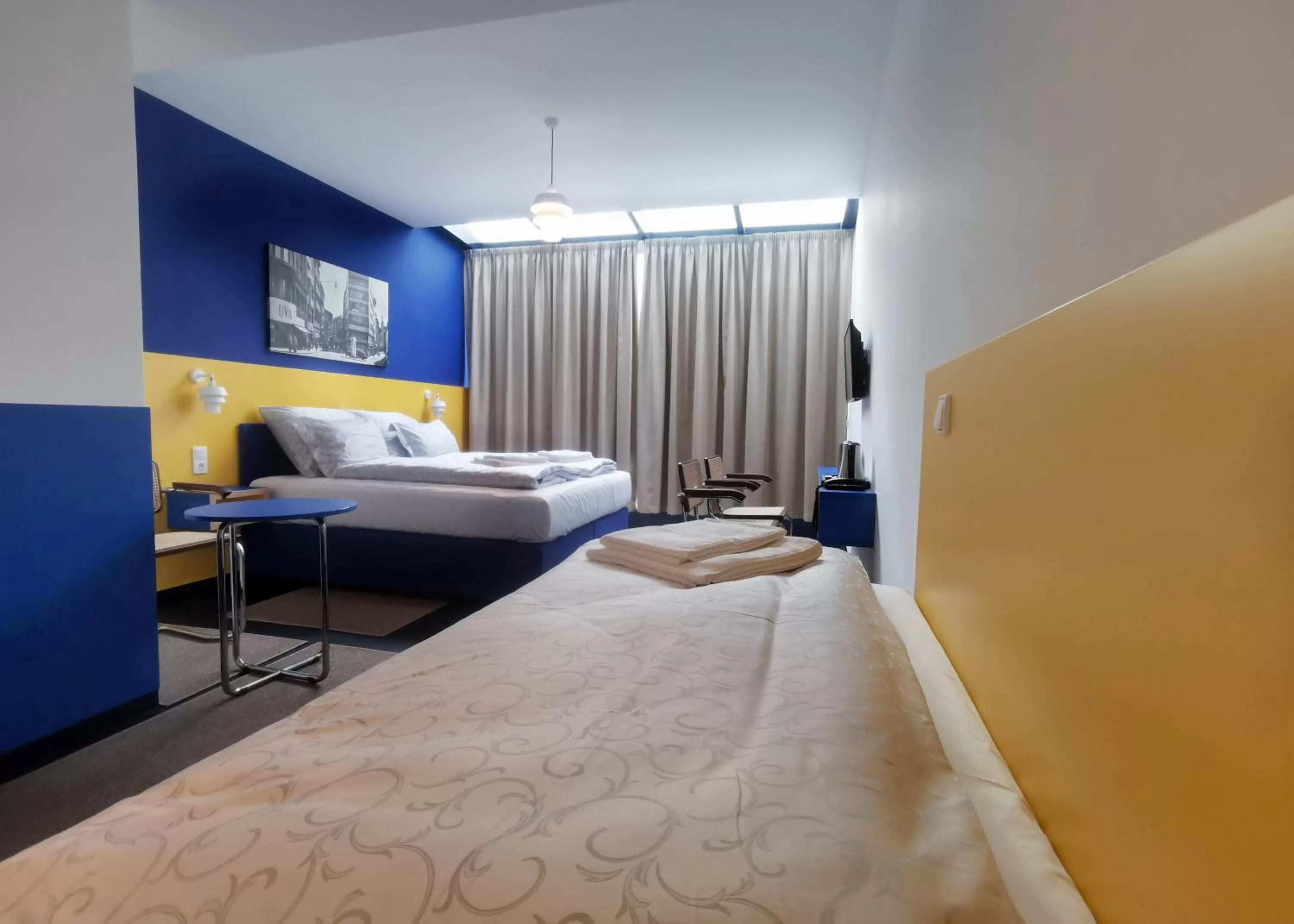 Bed in Hotel Avion - National Cultural Monument - ICONIC HOUSES ORG