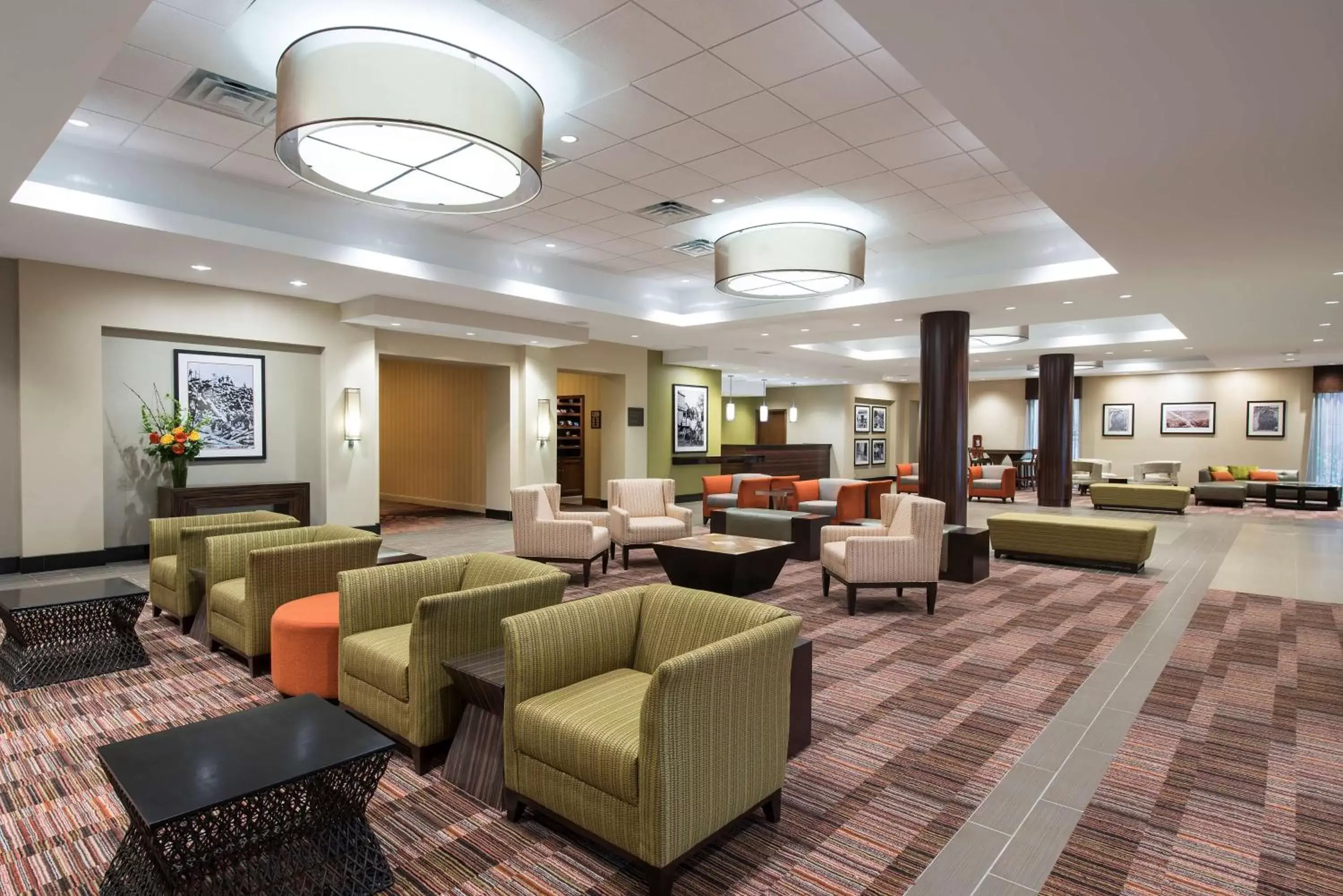 Lobby or reception in DoubleTree by Hilton Hotel Grand Rapids Airport Lobby or reception in DoubleTree by Hilton Hotel Grand Rapids Airport