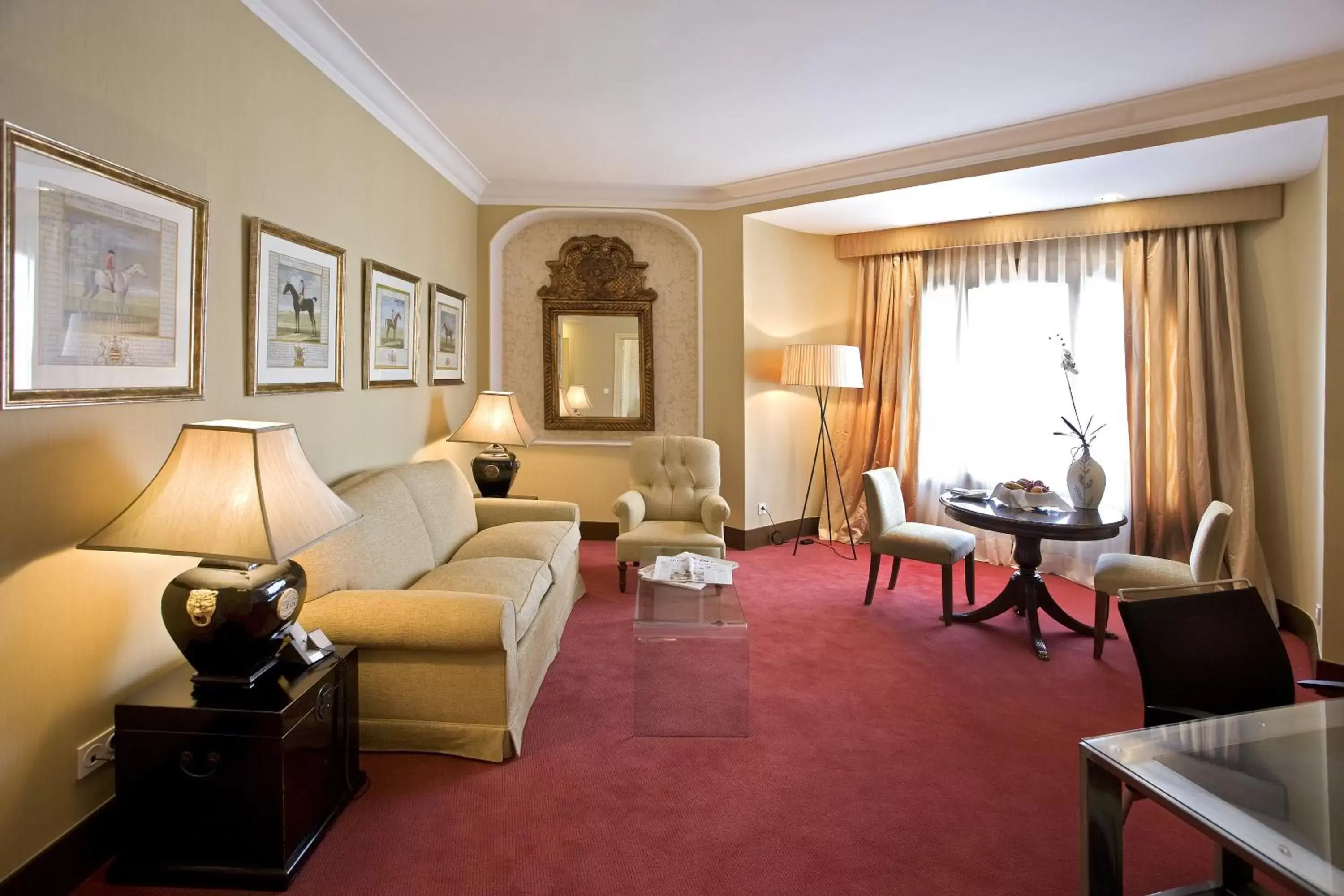 Living room in Hotel Carlton Living room in Hotel Carlton