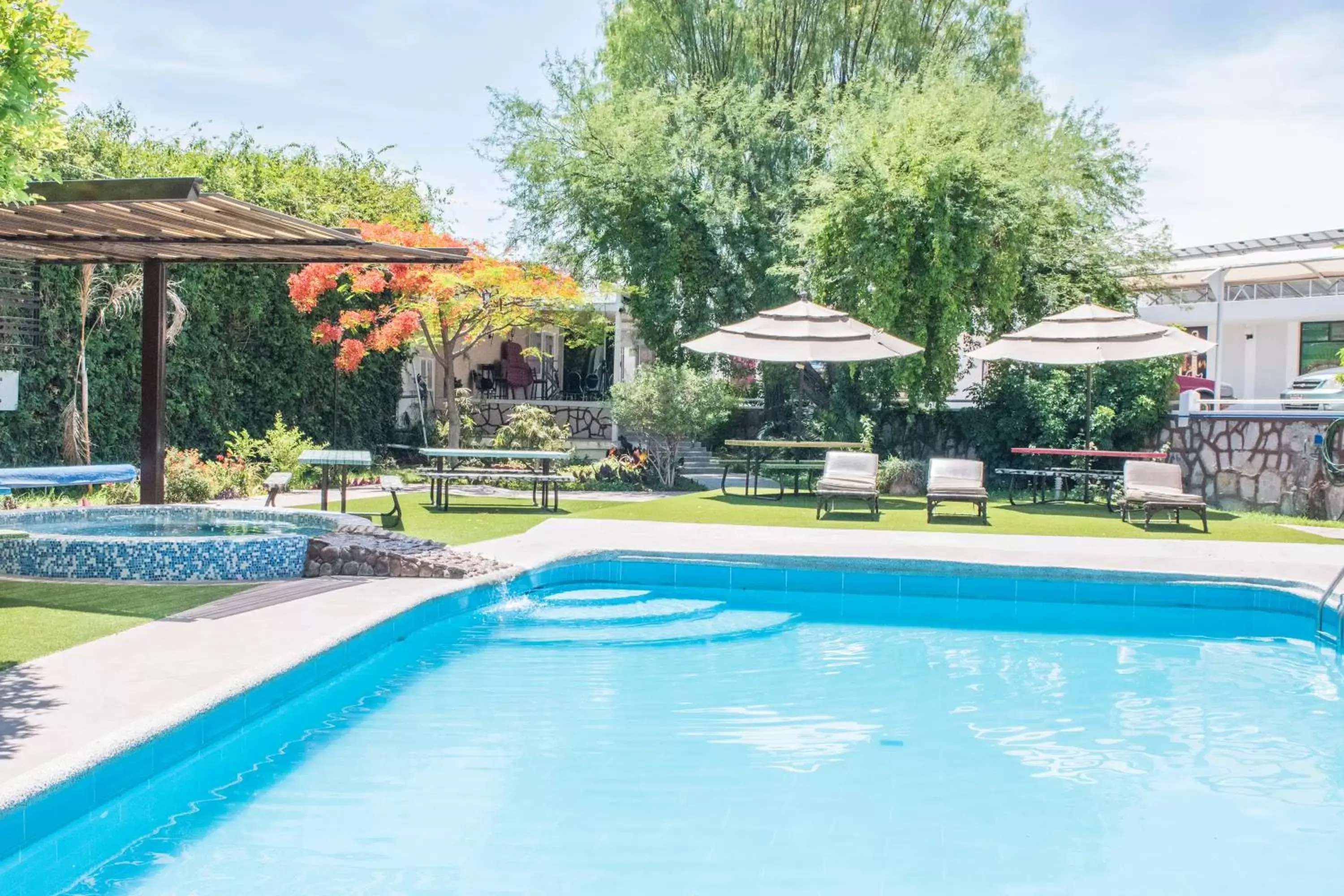 Swimming Pool in Hotel Medrano Temáticas and Business Rooms Aguascalientes