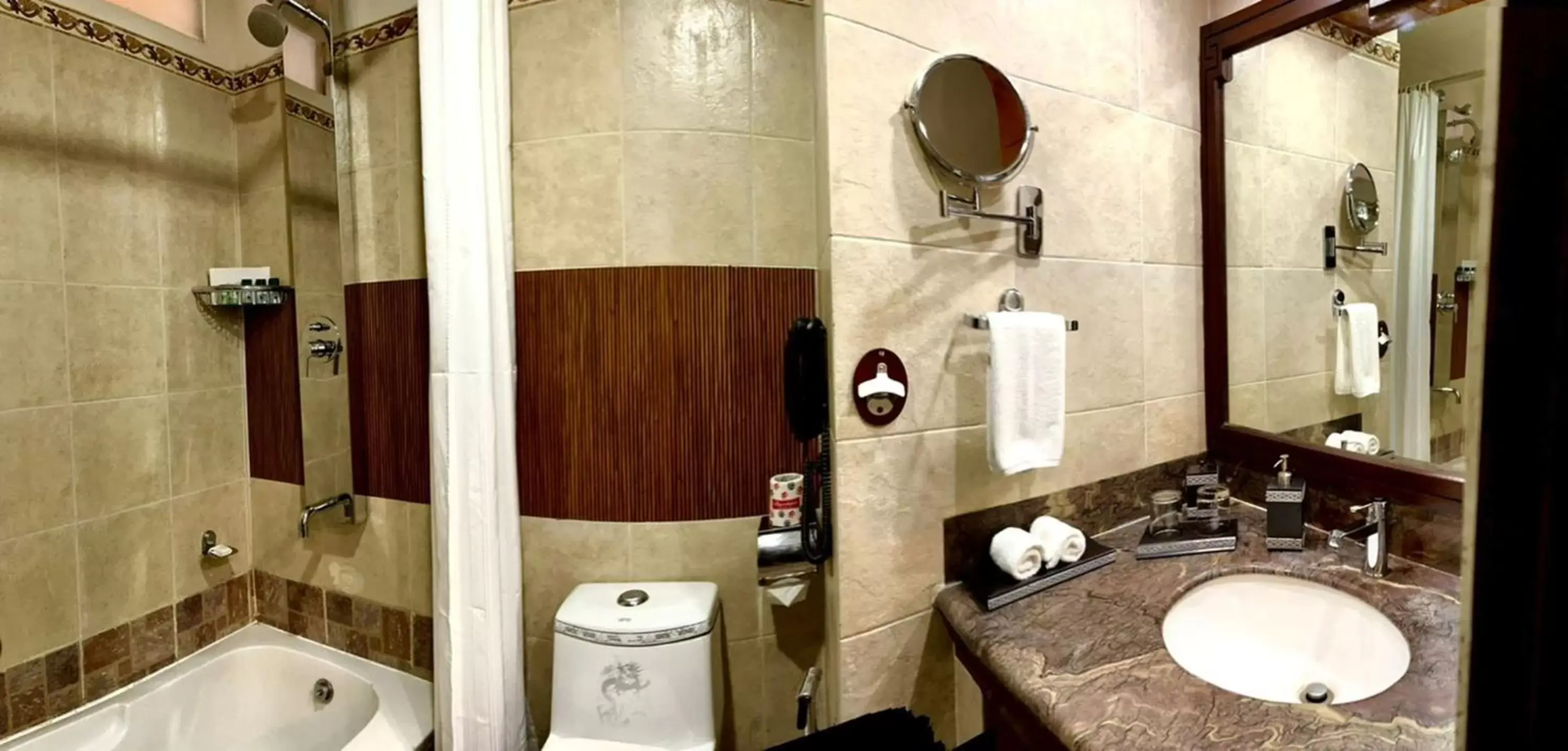 Bathroom in Denzong Regency- Luxury Mountain Retreat Spa & Casino