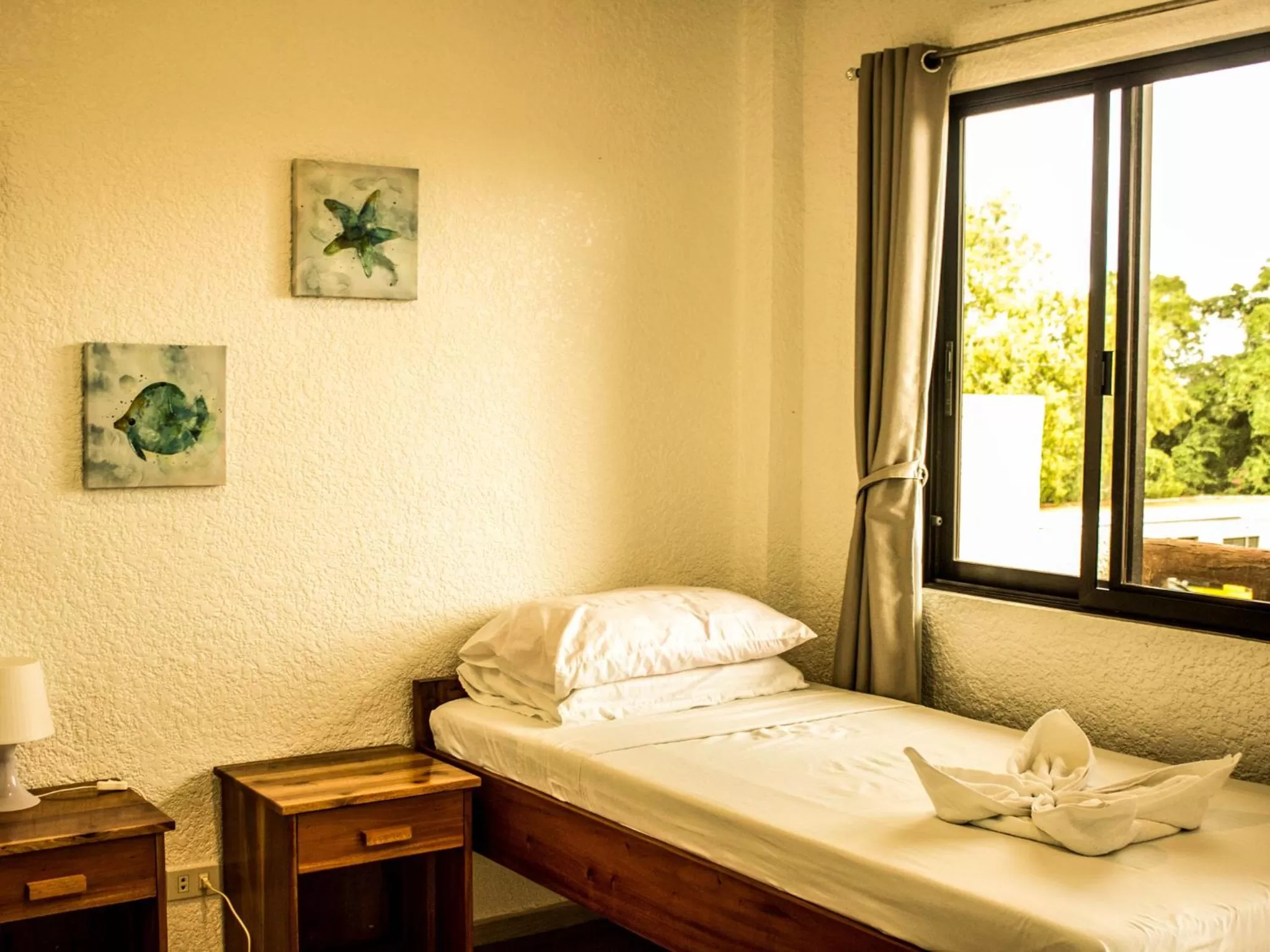 Bed in Jugalis Hotel and Restaurant