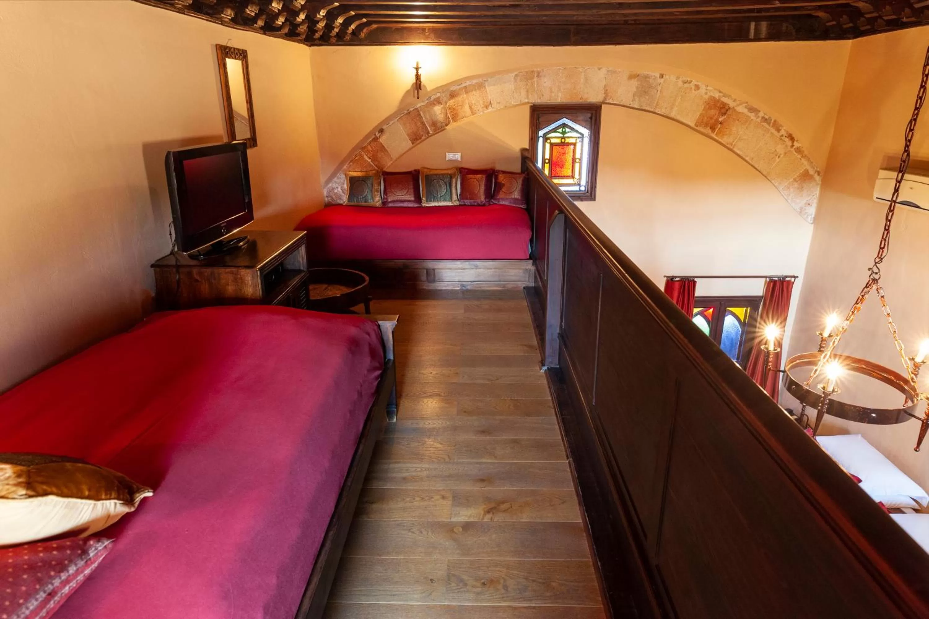 Bed in Spirit Of The Knights Boutique Hotel