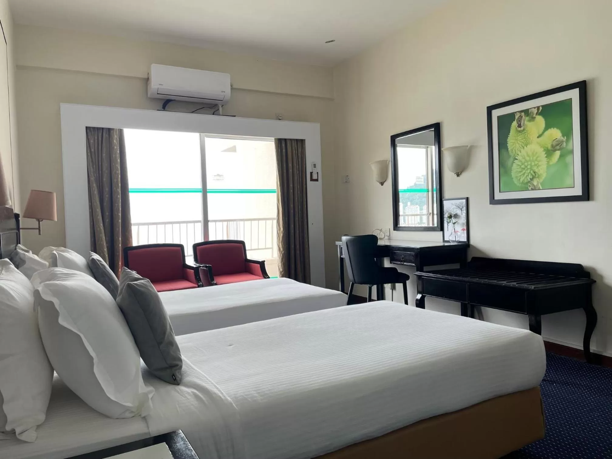 Bedroom in Seaview Suite at Rainbow Paradise
