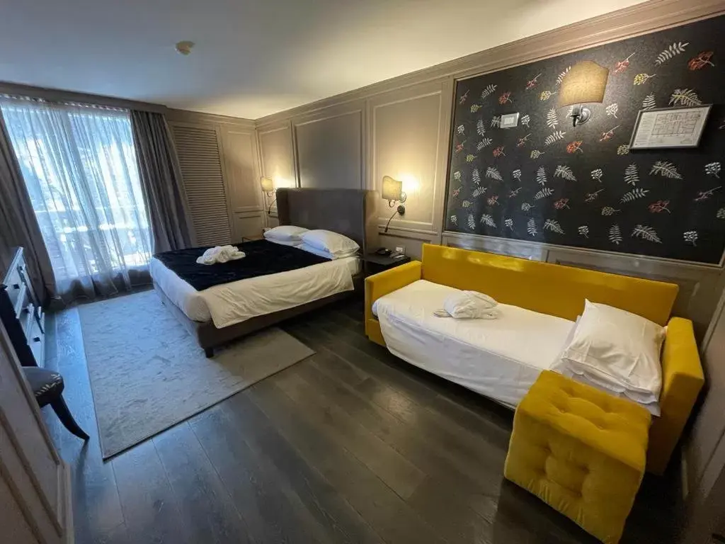 Bedroom, Bed in Hotel Spinale