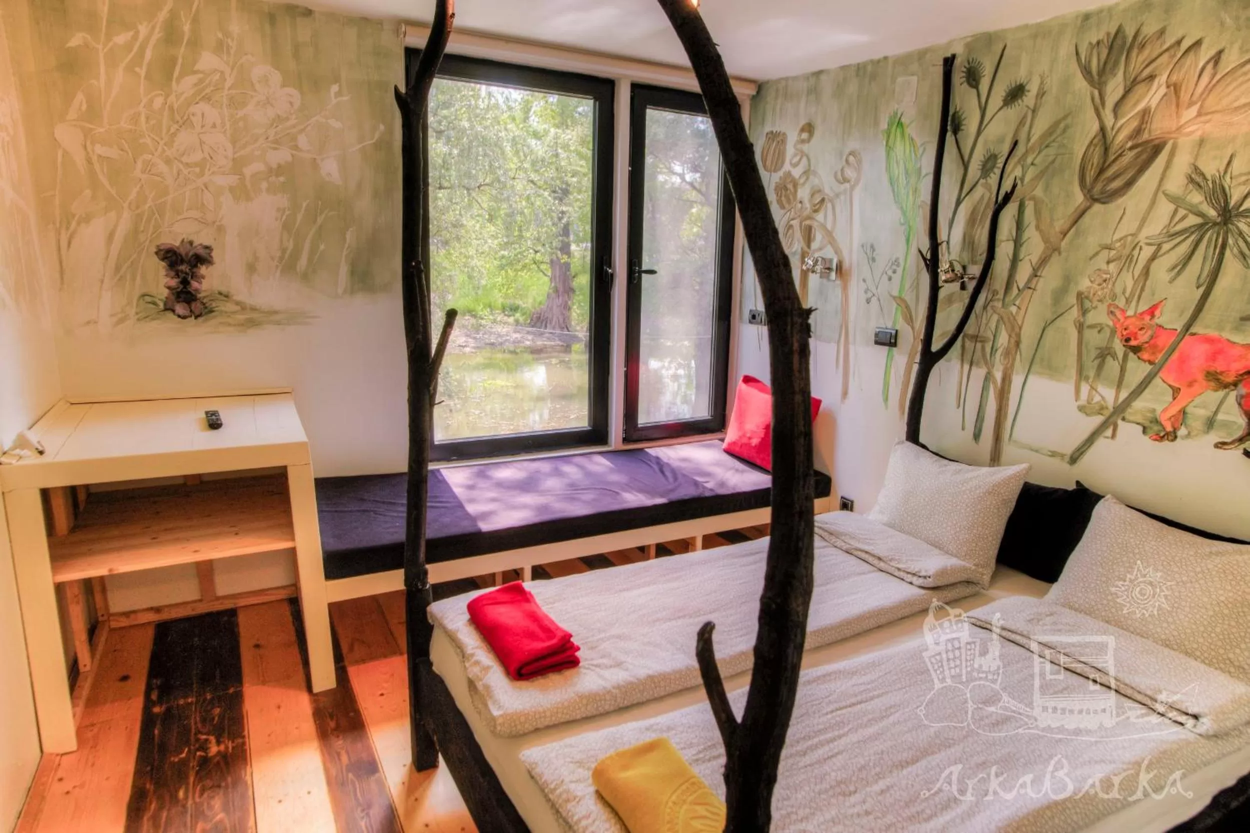 Spring, Bed in ArkaBarka 2- Floating Dream Rooms and Apartments