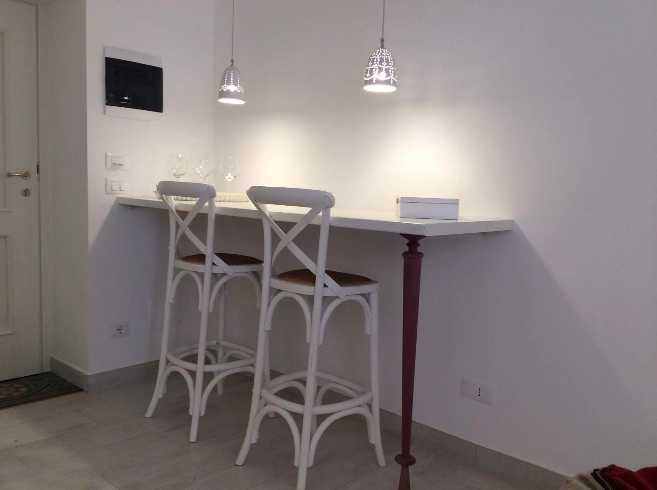 Seating area in Suite Le Perle