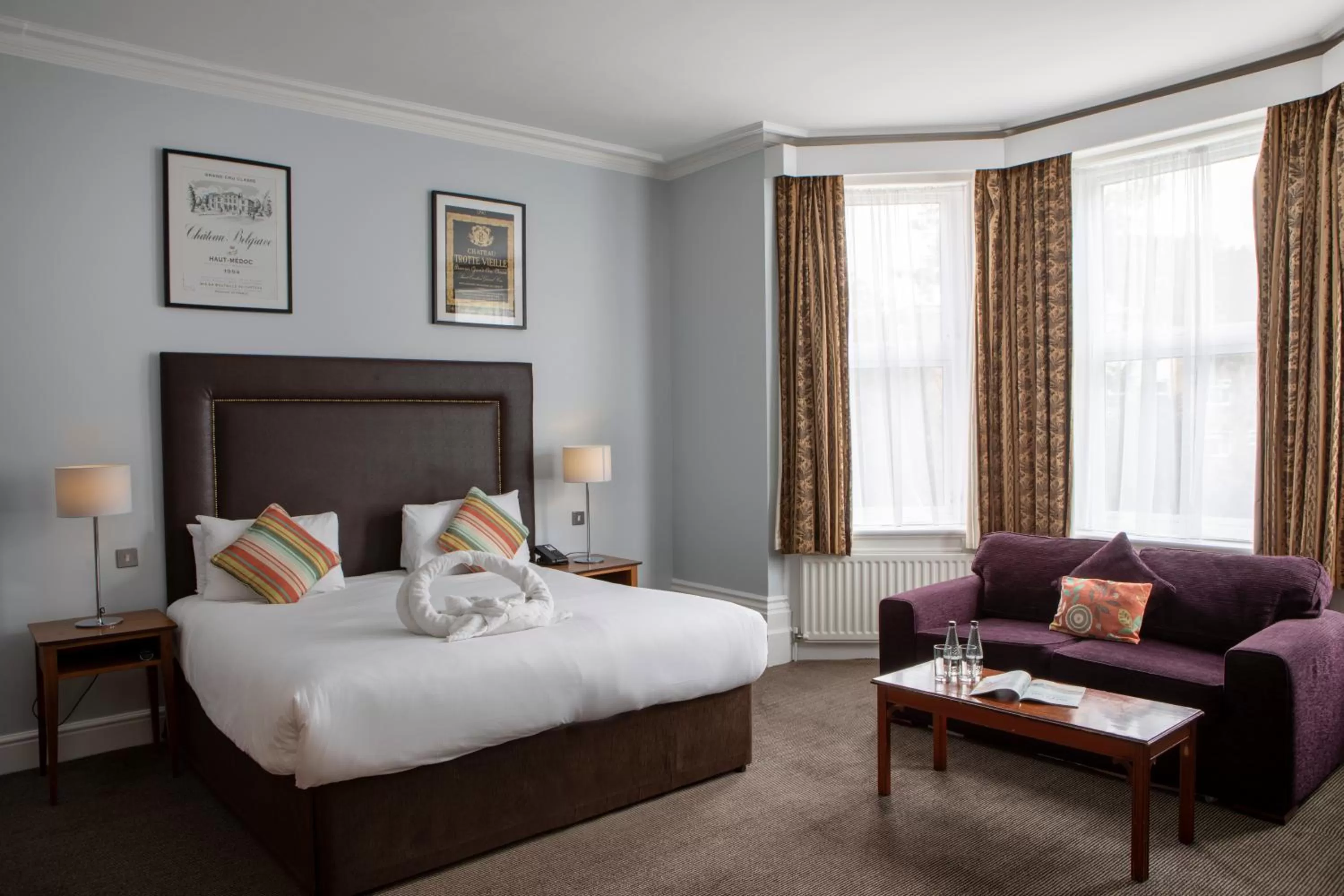 Photo of the whole room, Bed in Bournemouth West Cliff Hotel & Spa