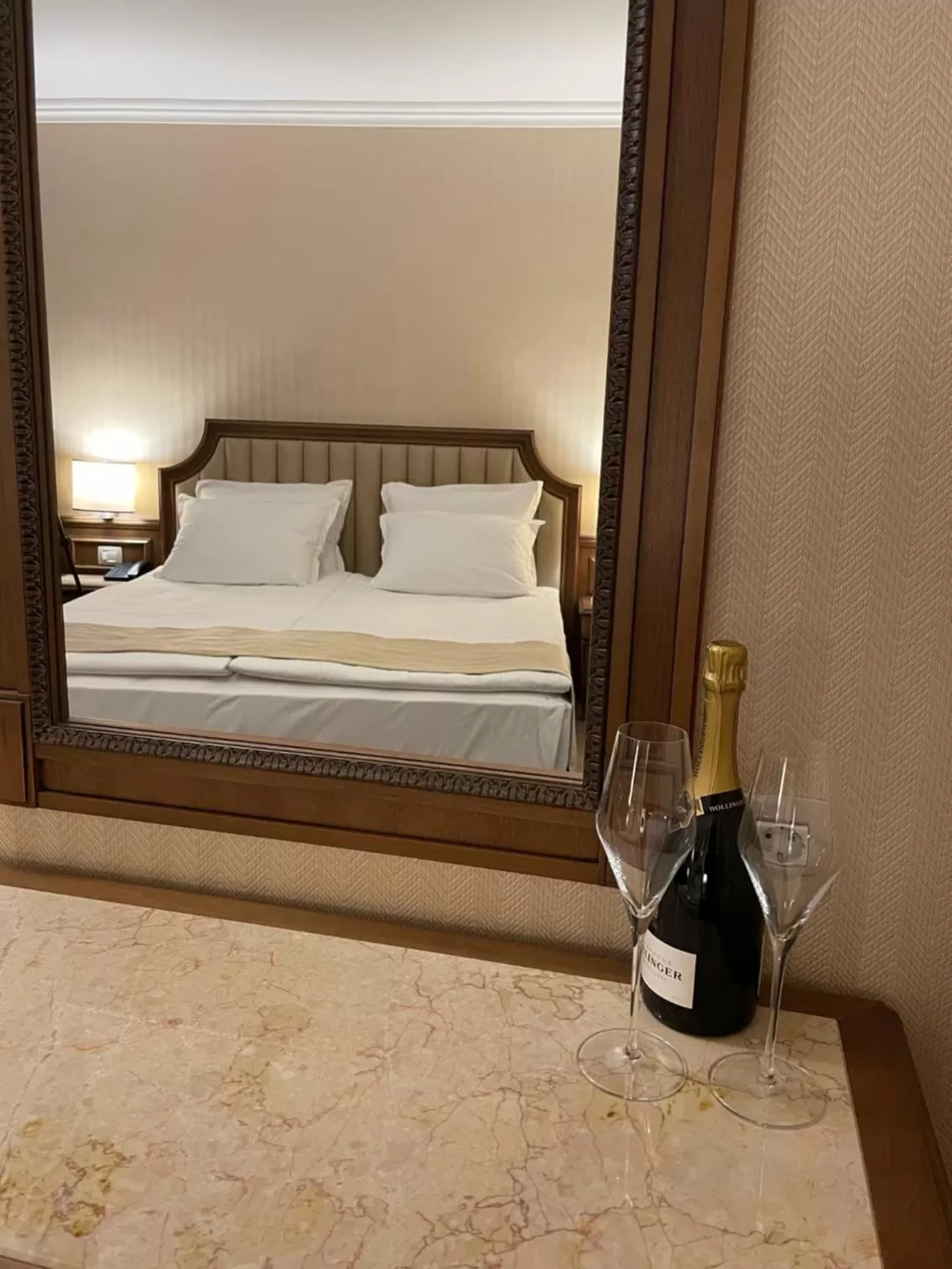 Bed in Astoria Grand Hotel