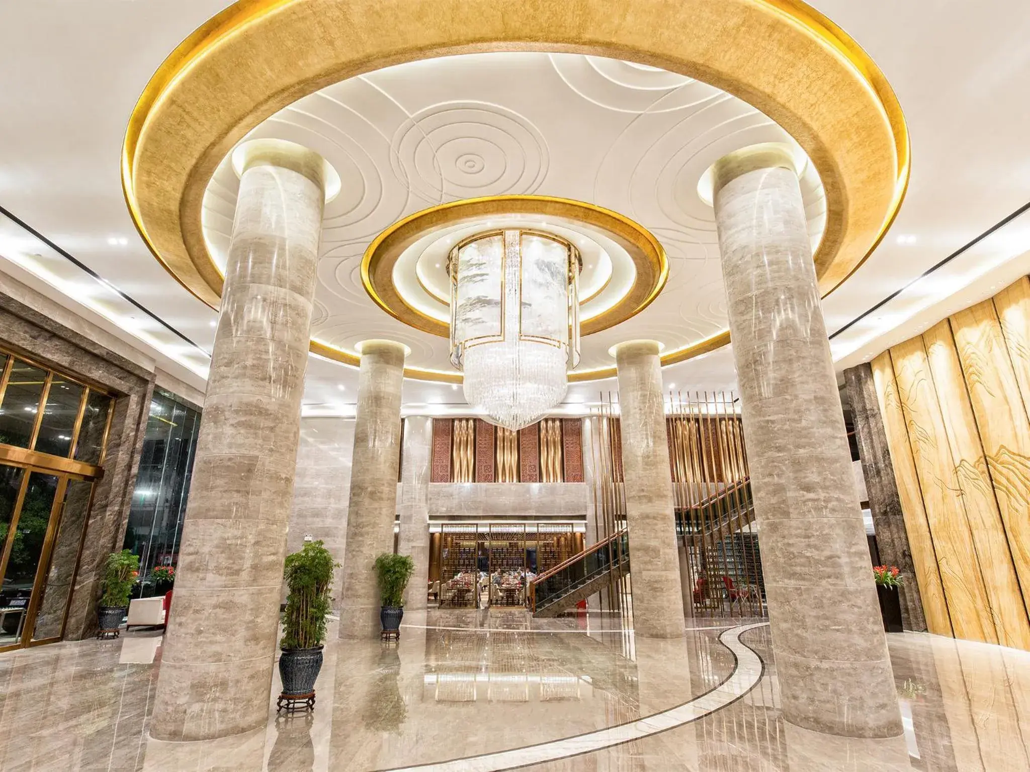 Lobby or reception, Banquet Facilities in Wan Yue Grand Skylight Hotel