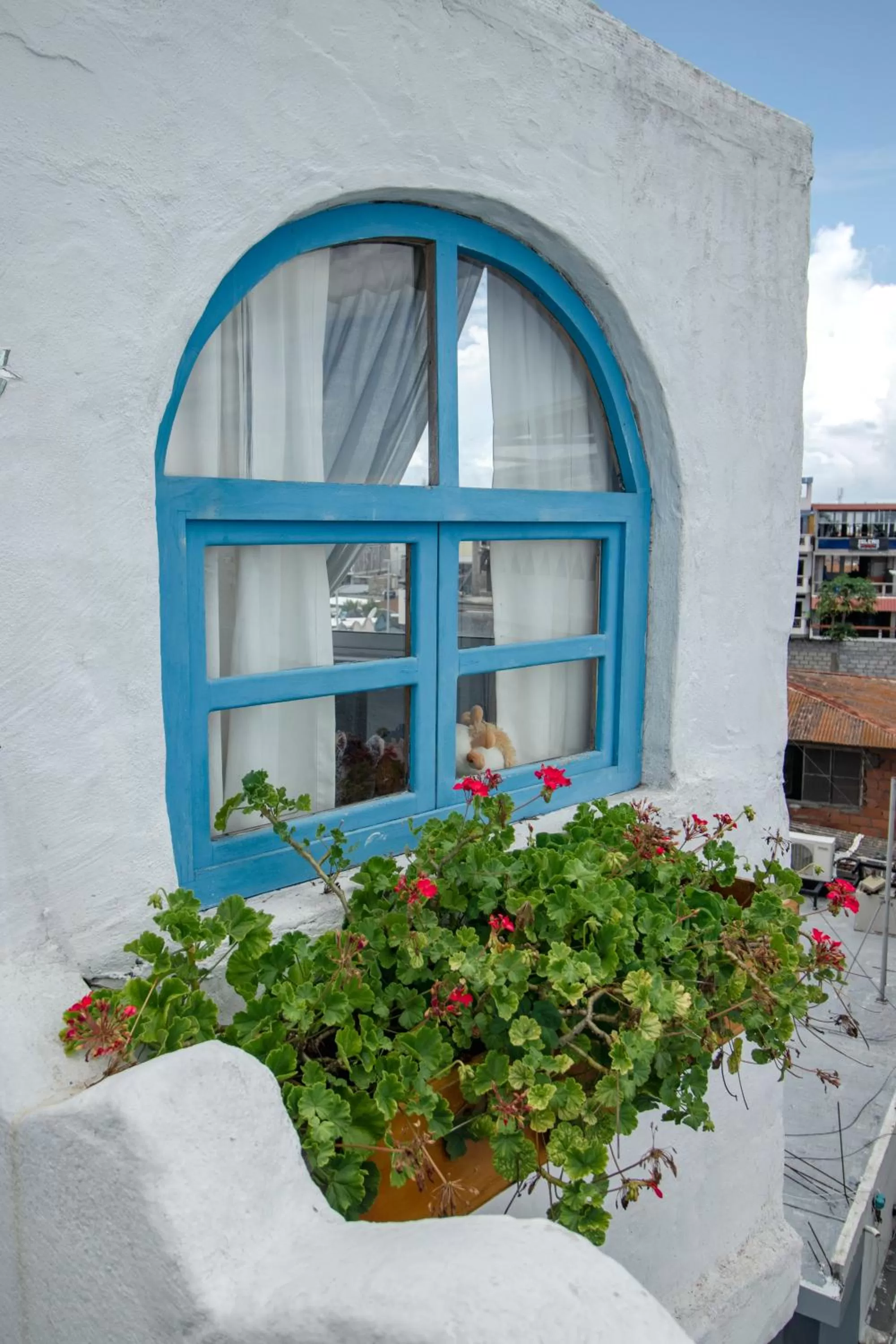 Property building in Hotel Casa Blanca