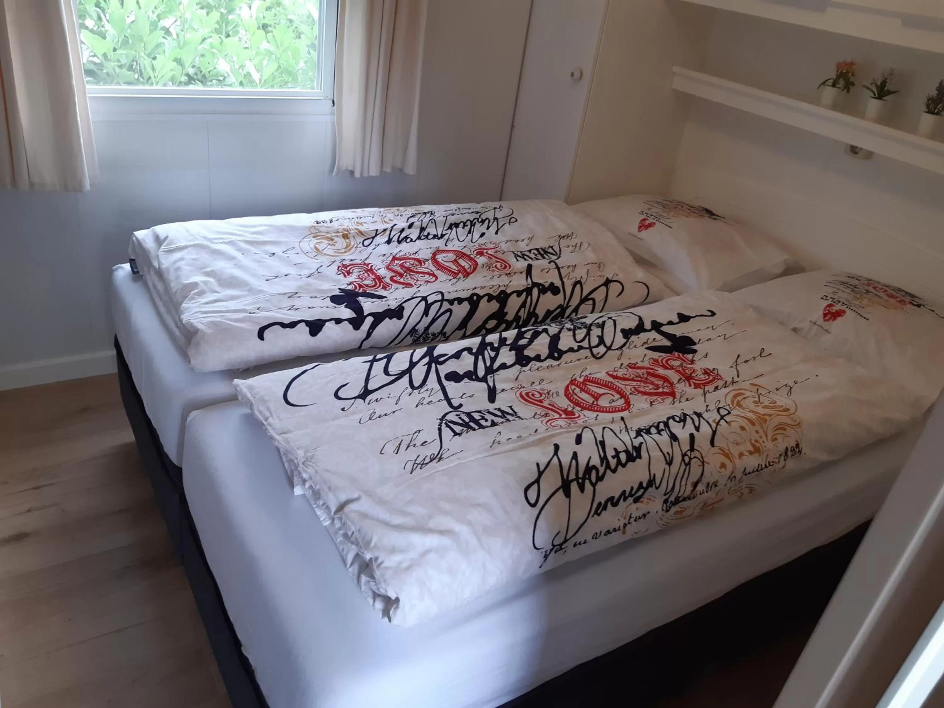 Bed in Chalet Heggemus Oisterwijk