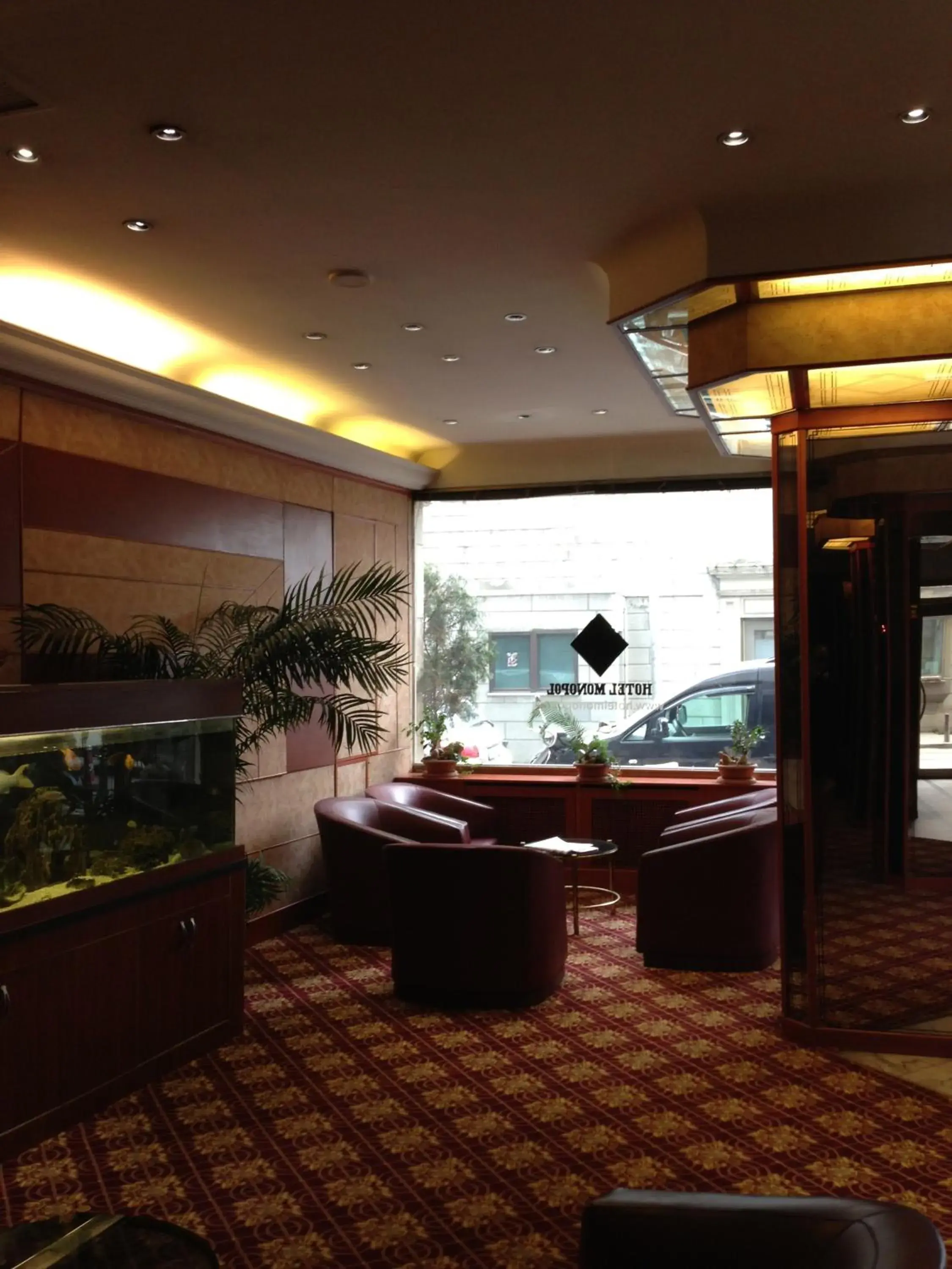 Lobby or reception in Hotel Monopol