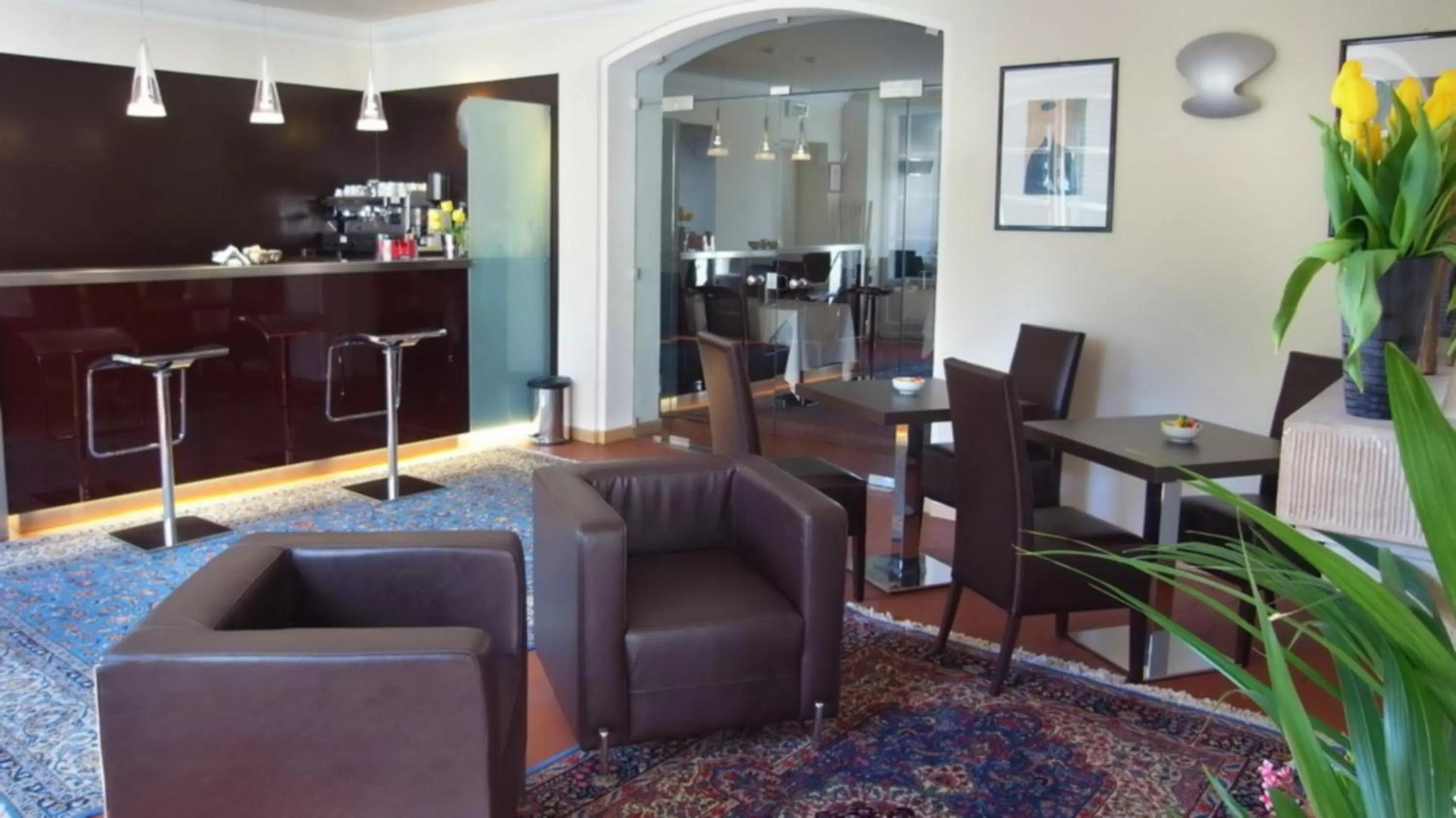 Lounge or bar in Hotel Hambros - Il Parco in Villa Banchieri