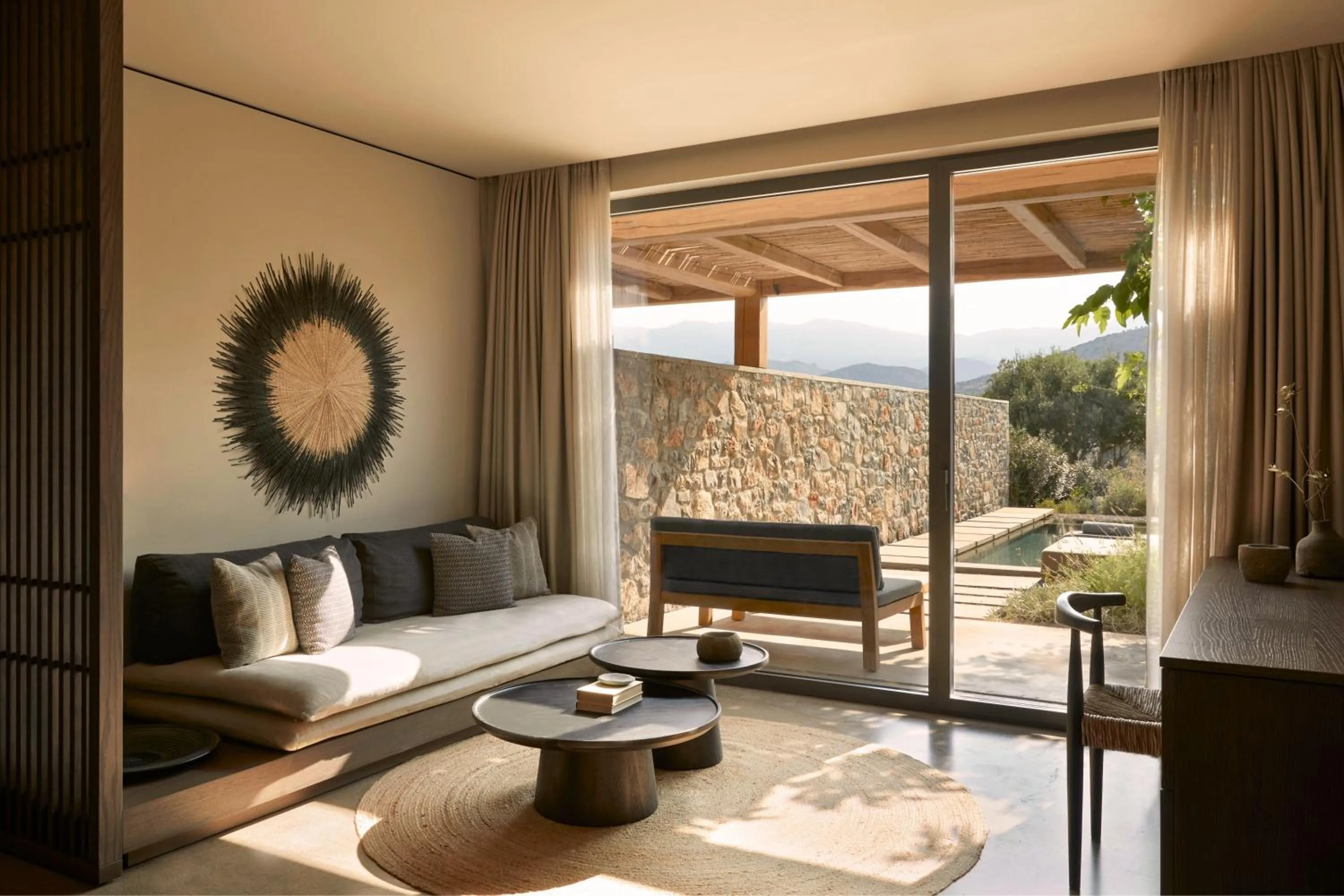 Seating area in Minos Palace Resort - Adults Only