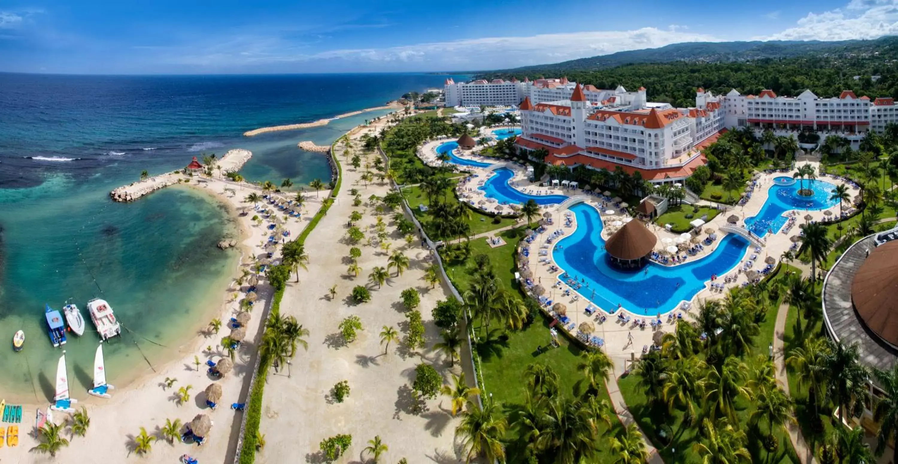 Beach, Bird's-eye View in Bahia Principe Luxury Runaway Bay - Adults Only All Inclusive