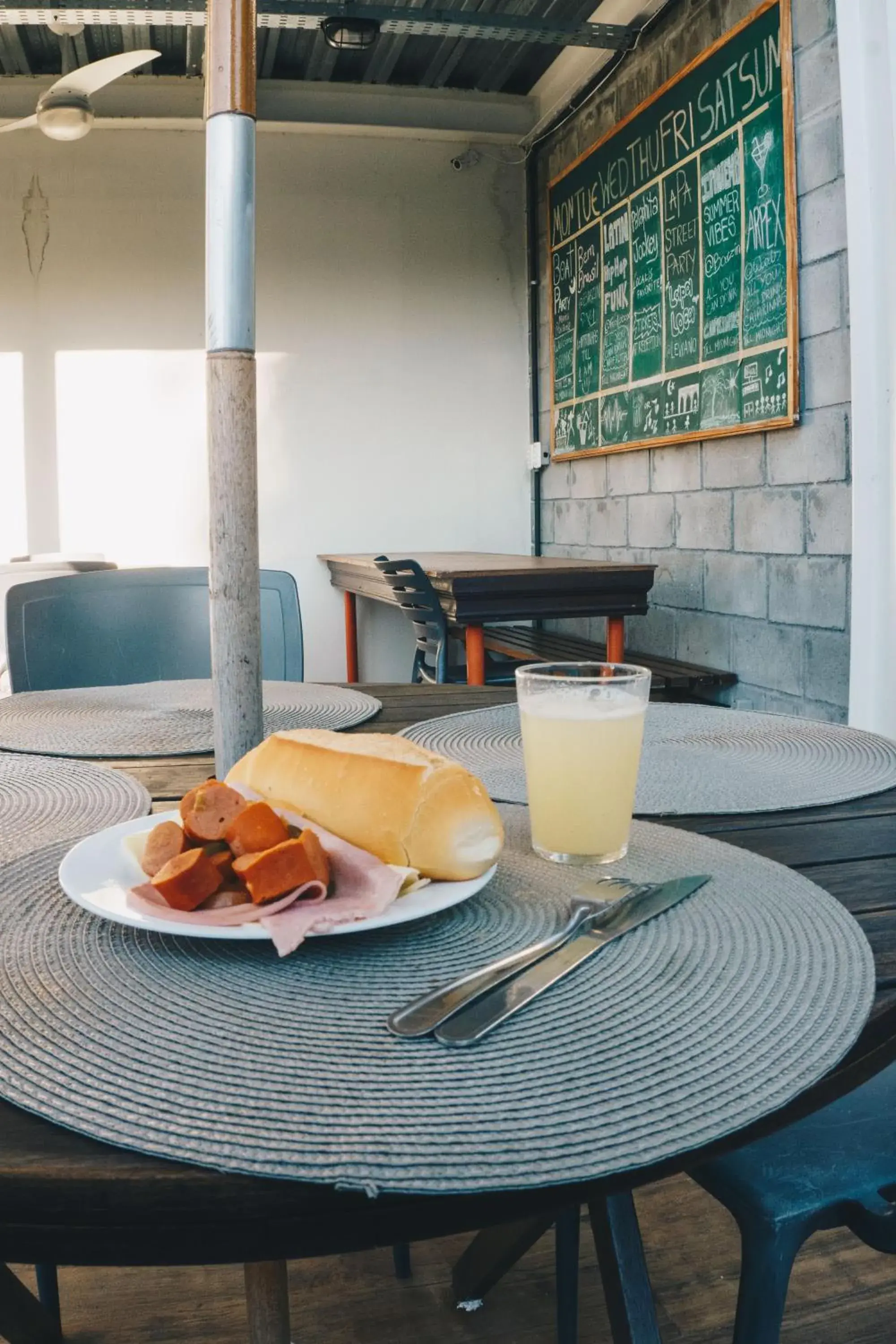 Breakfast in CabanaCopa Hostel