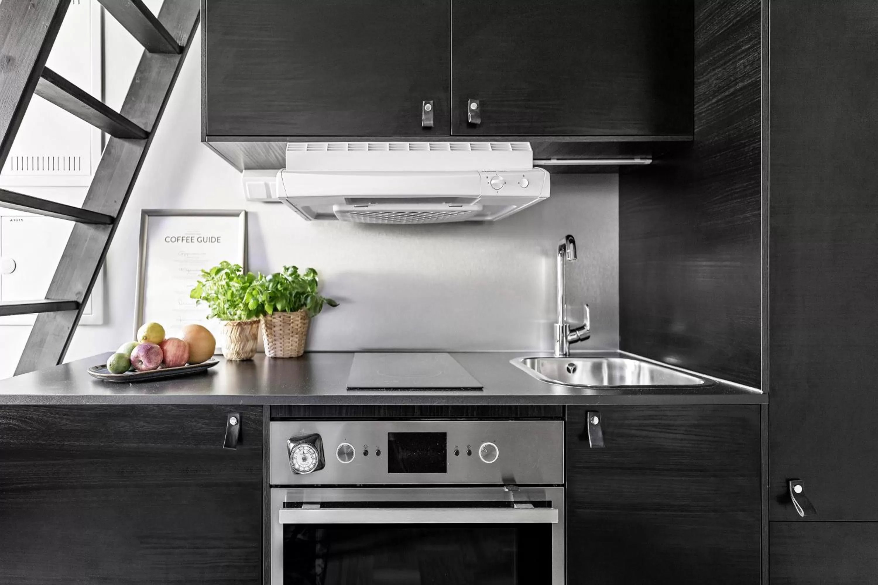 Kitchen or kitchenette in Forenom Aparthotel Stockholm Bromma