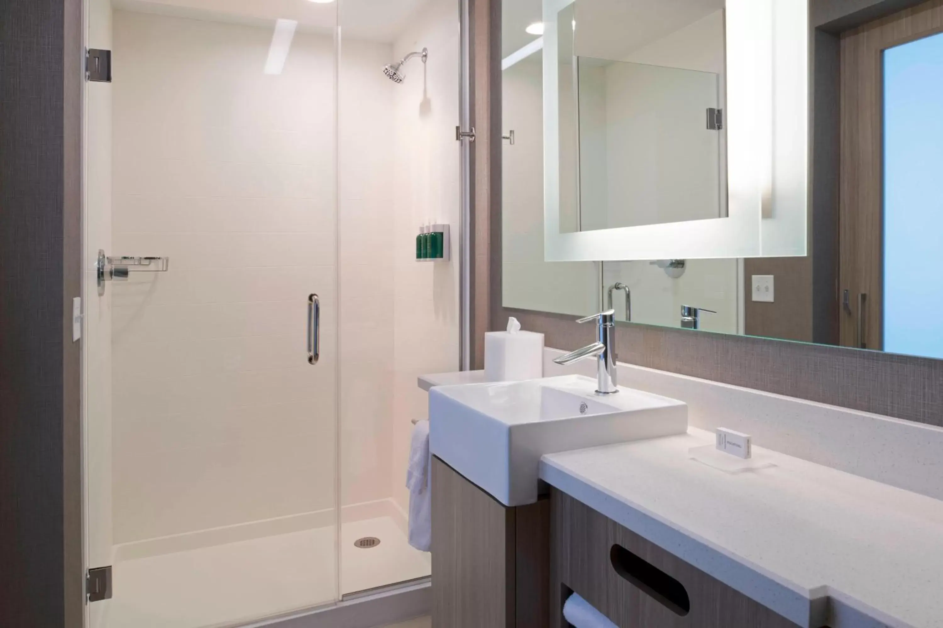 Bathroom in SpringHill Suites by Marriott East Lansing University Area, Lansing Area