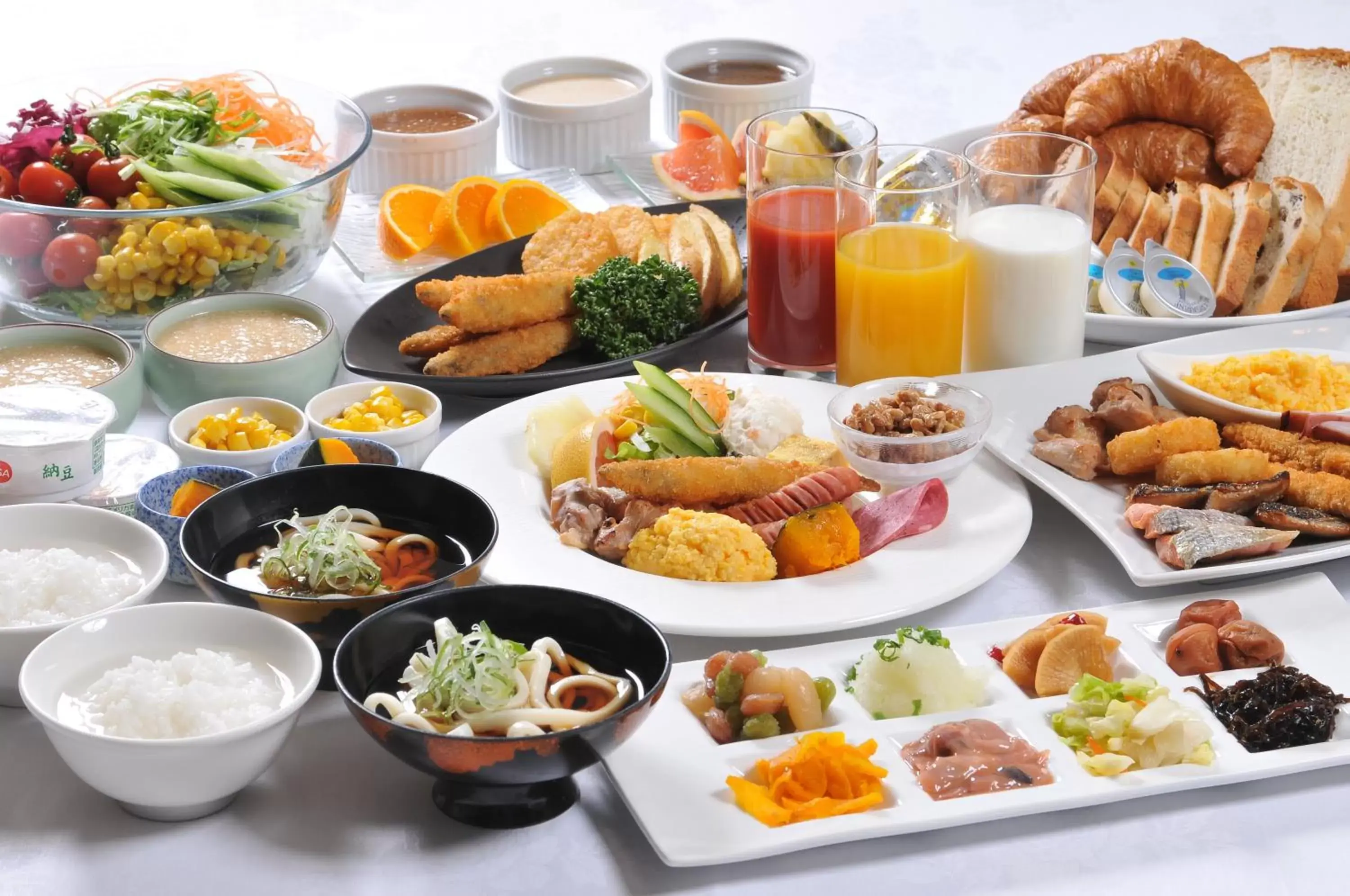 Food, Breakfast in Hotel Grand Terrace Obihiro