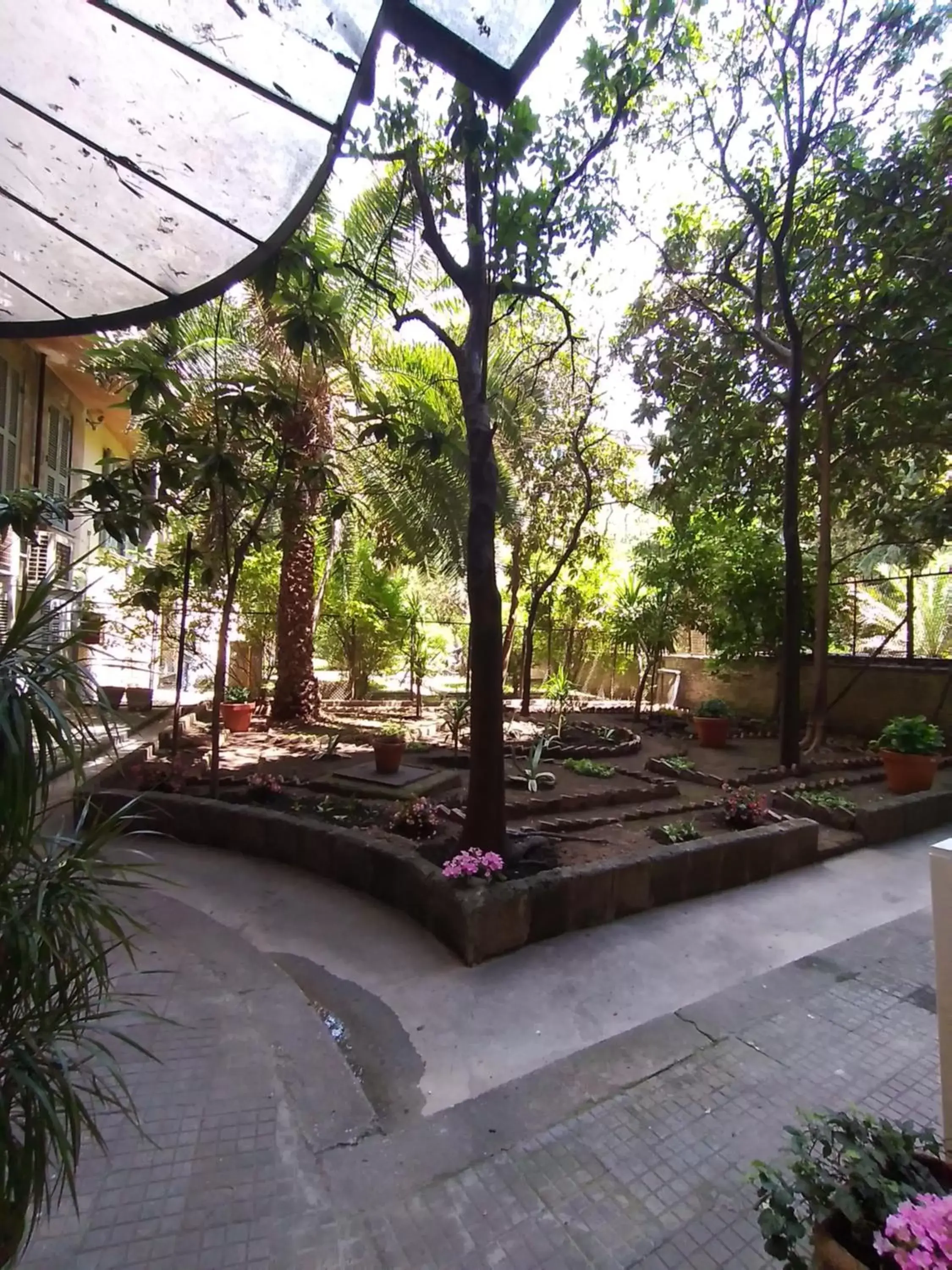 Inner courtyard view, Garden in Hotel Principe Eugenio