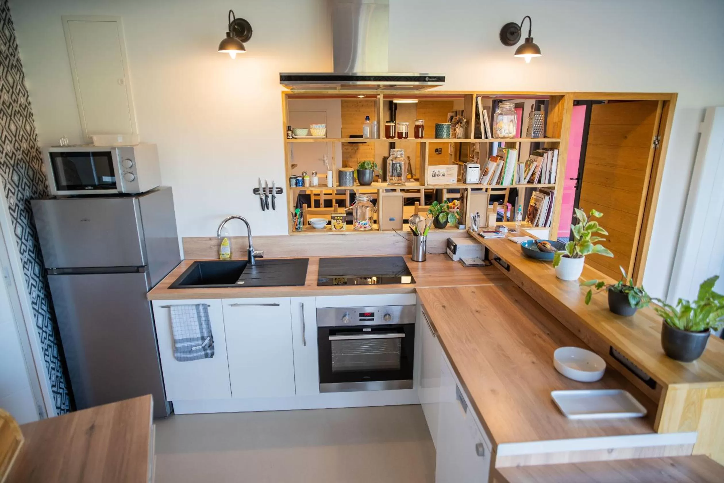 Communal kitchen in Le jardin des 4 saisons