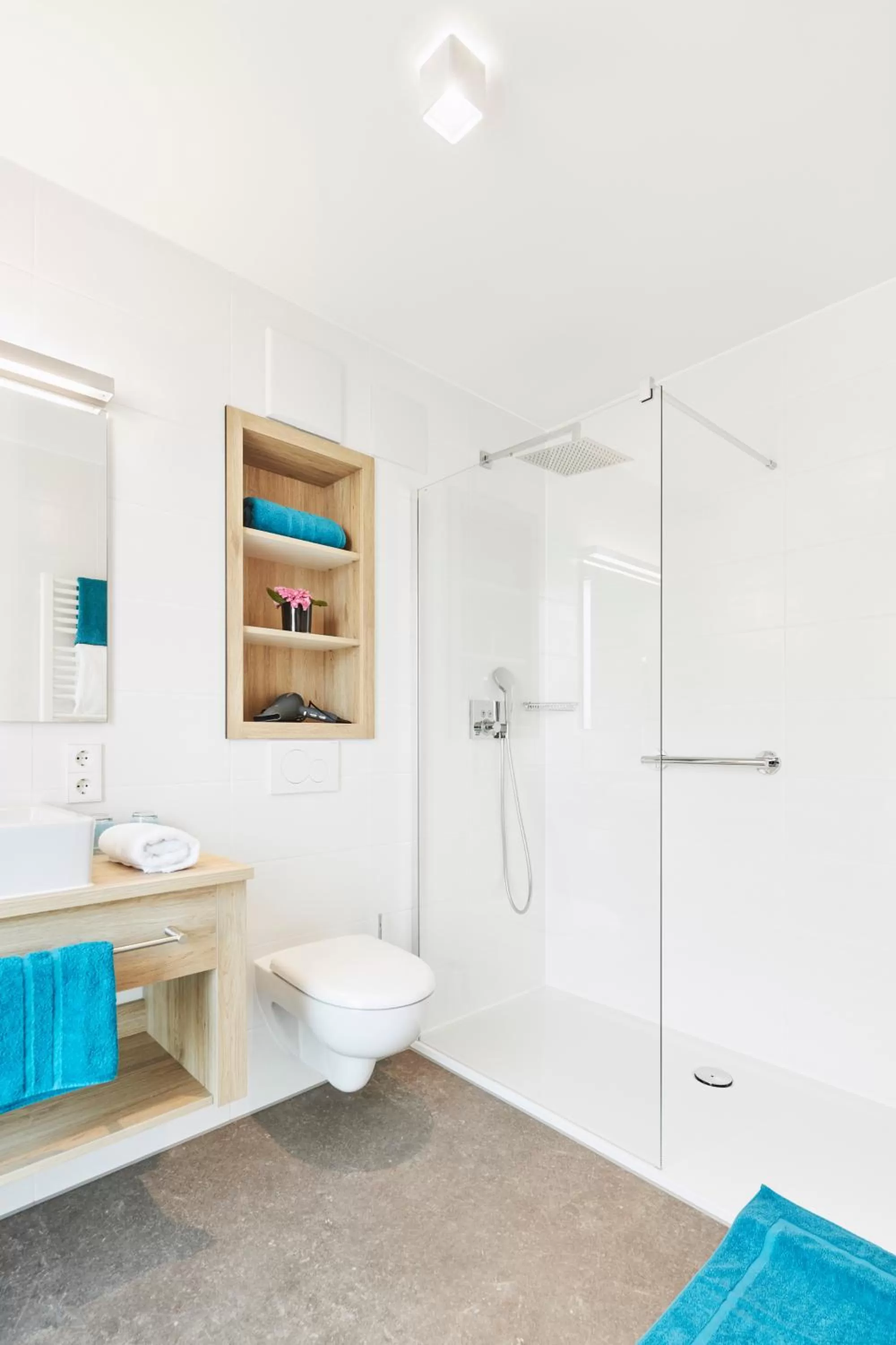 Shower in Gästehaus Bauer - Schlafen auf dem Weingut