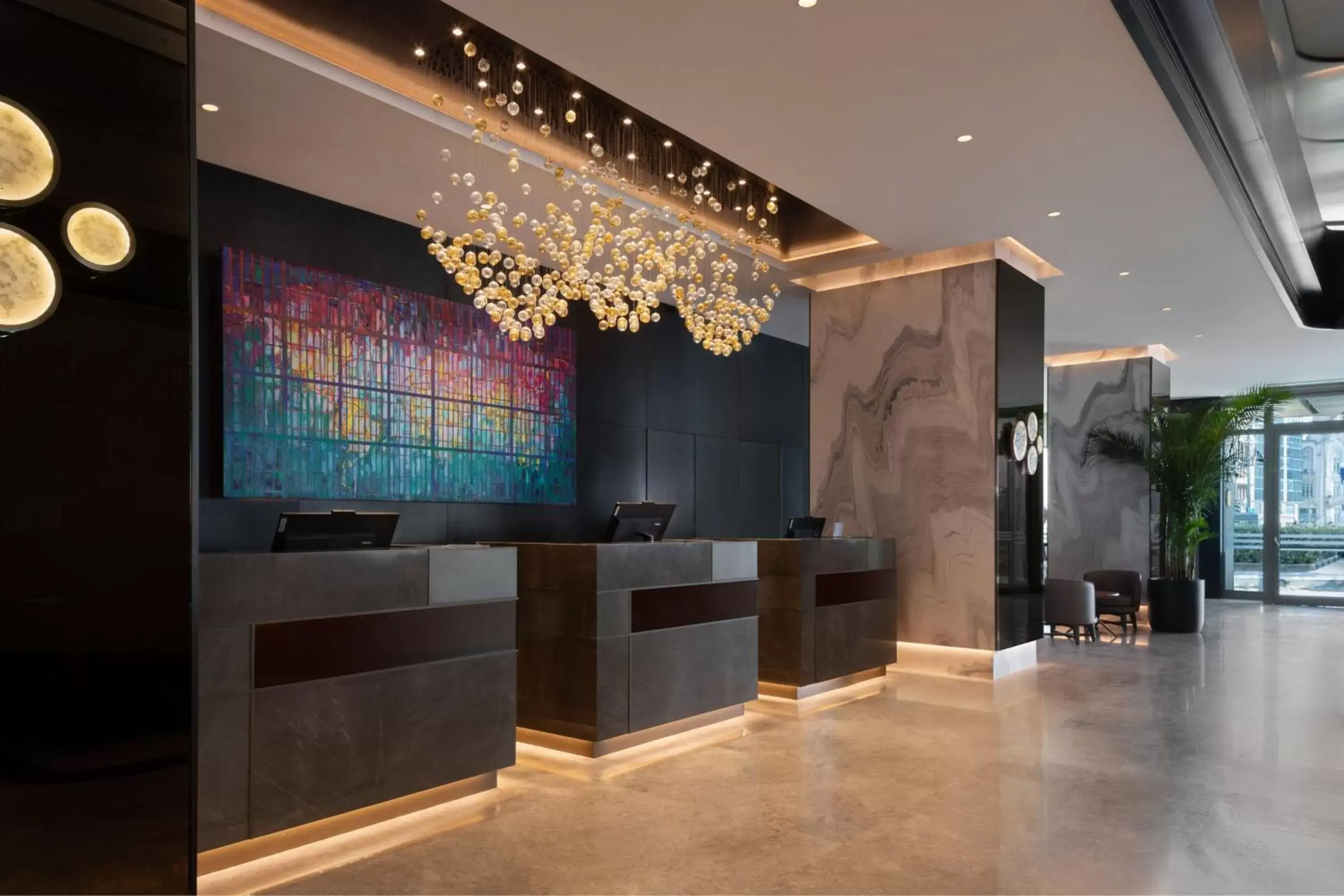 Lobby or reception, Lobby/Reception in Izmir Marriott Hotel