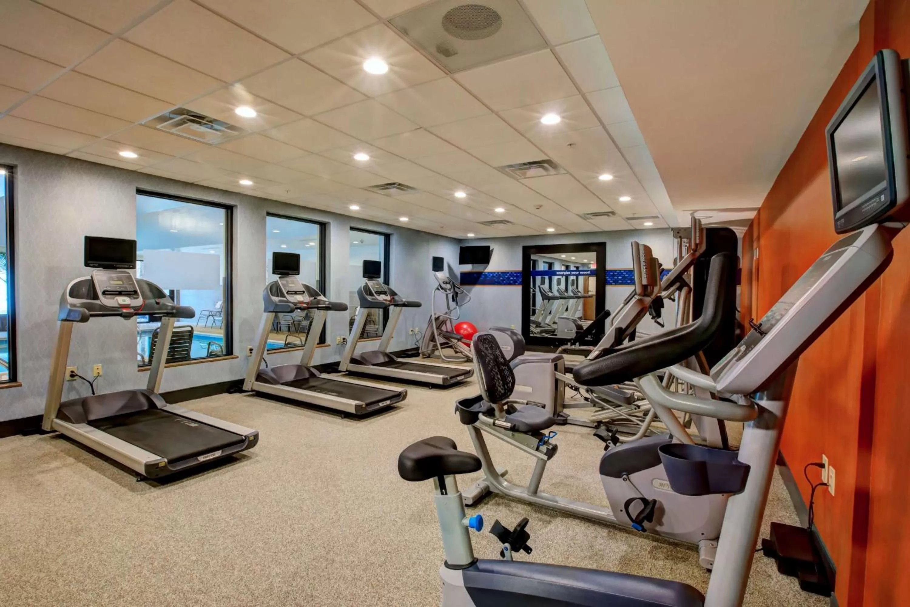 Fitness centre/facilities in Hampton Inn & Suites By Hilton Baltimore/Aberdeen, Md
