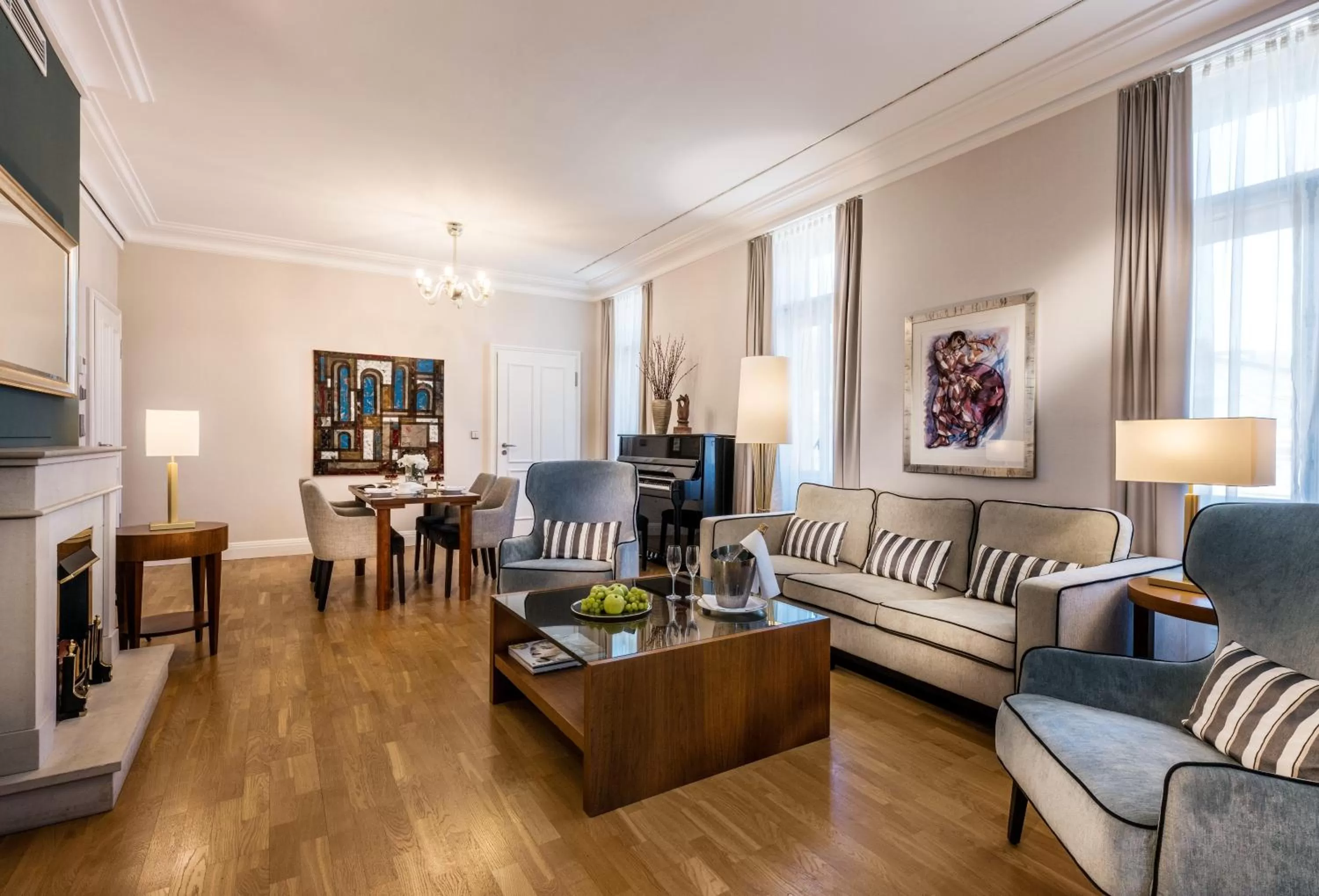 Living room in Maison Messmer - ein Mitglied der Hommage Luxury Hotels Collection