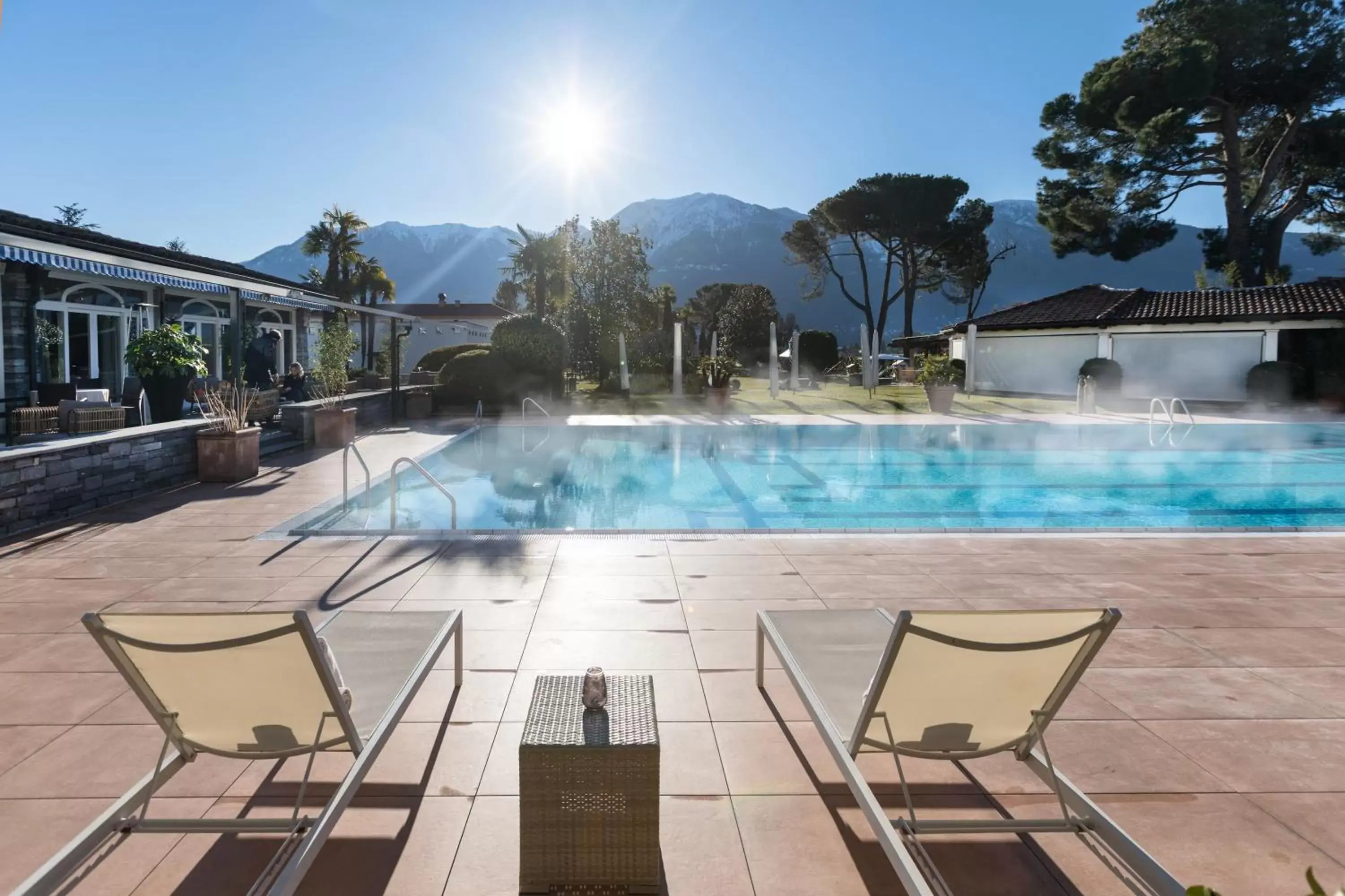 Swimming Pool in Parkhotel Delta, Wellbeing Resort