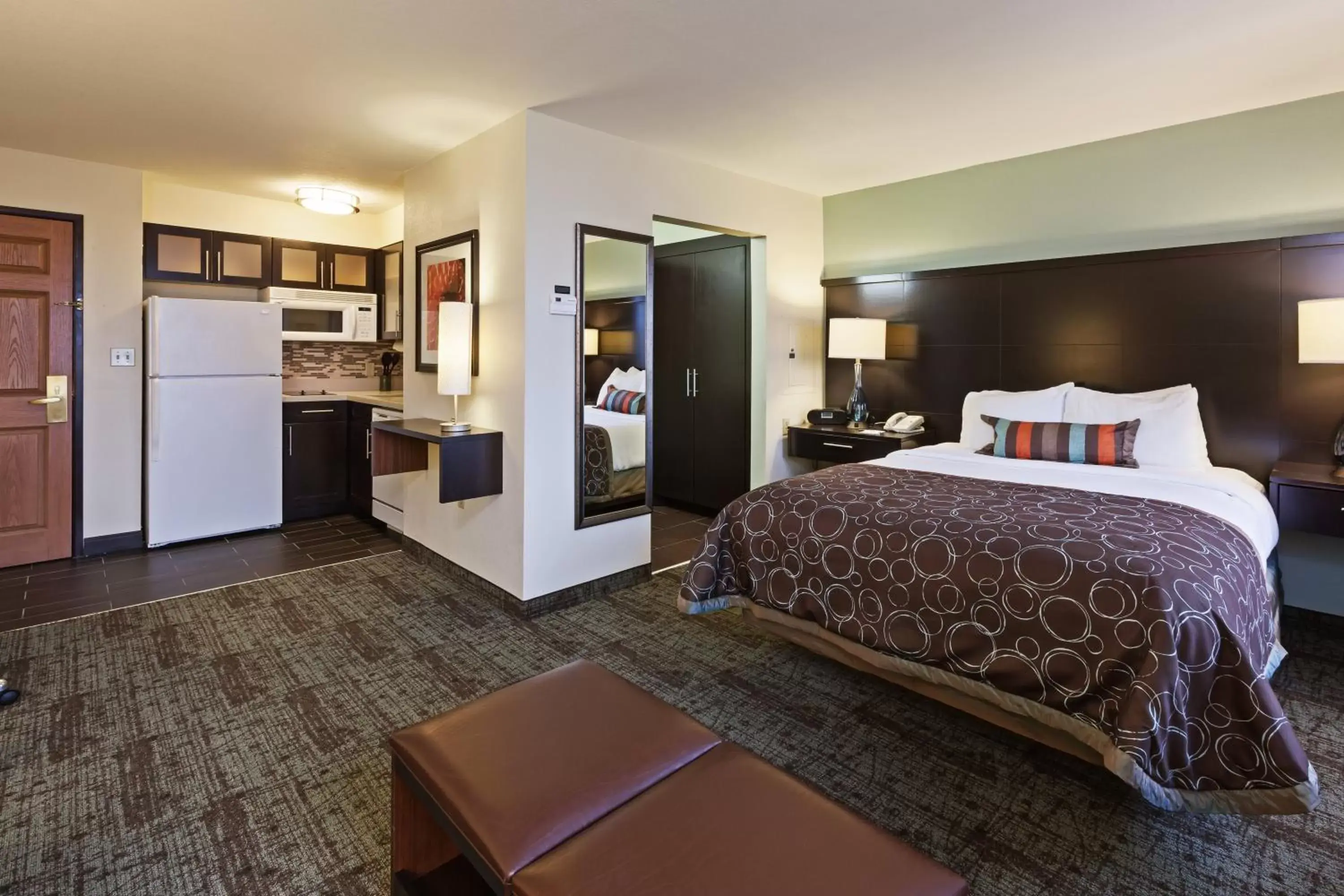 Photo of the whole room, Bed in Staybridge Suites Tulsa-Woodland Hills, an IHG Hotel