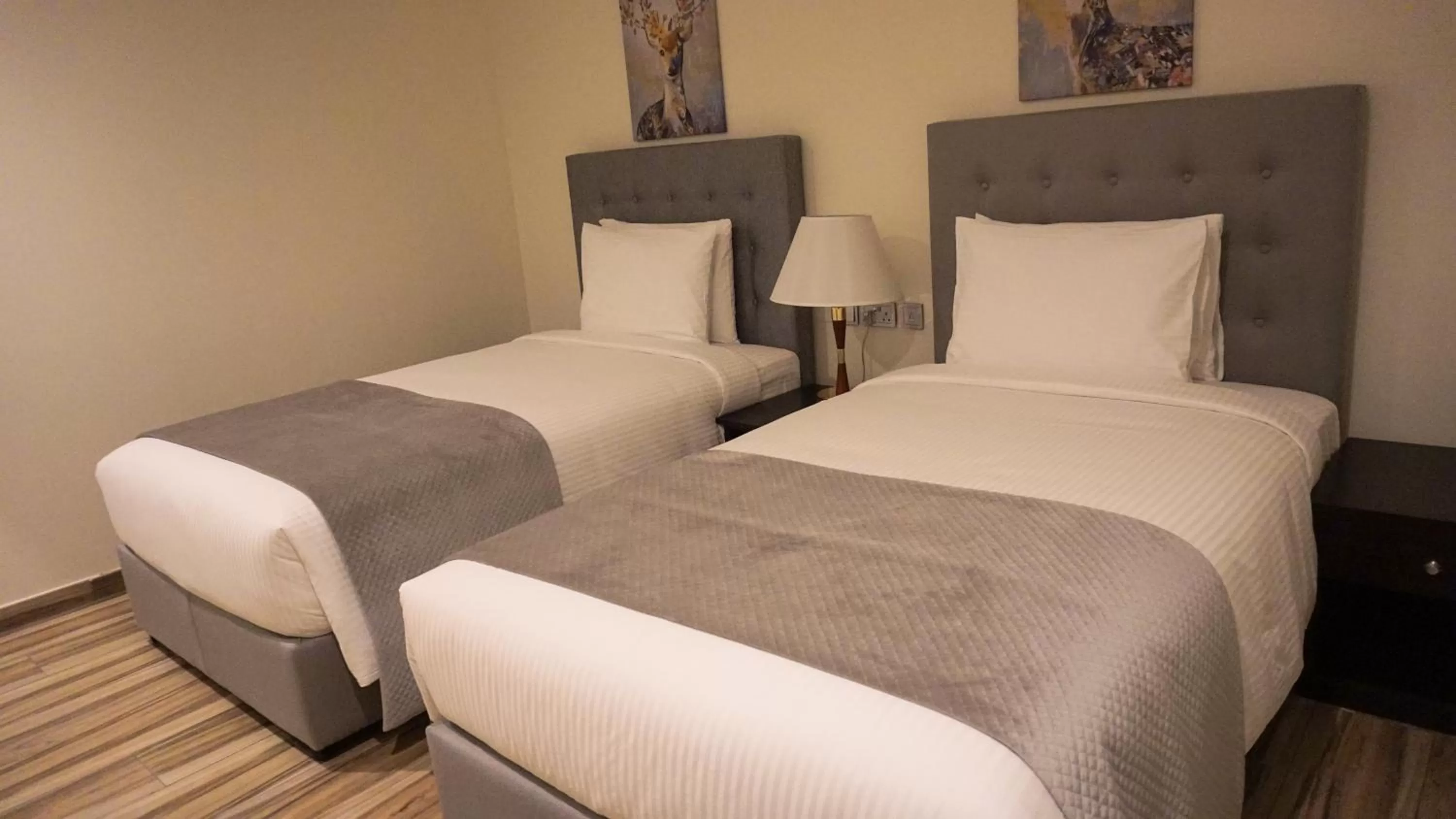 Shower, Bed in Al Kout Beach Hotel