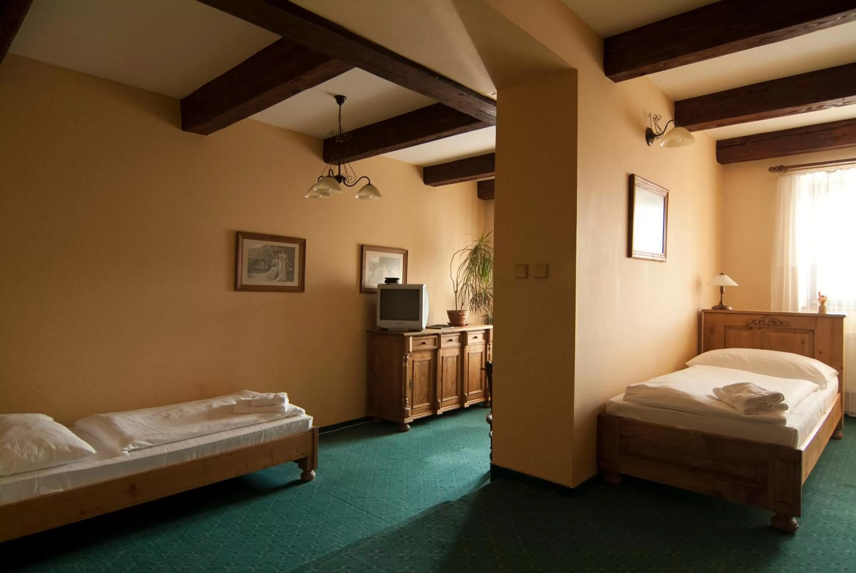 Photo of the whole room, Bed in Hotel & Caffe Silesia