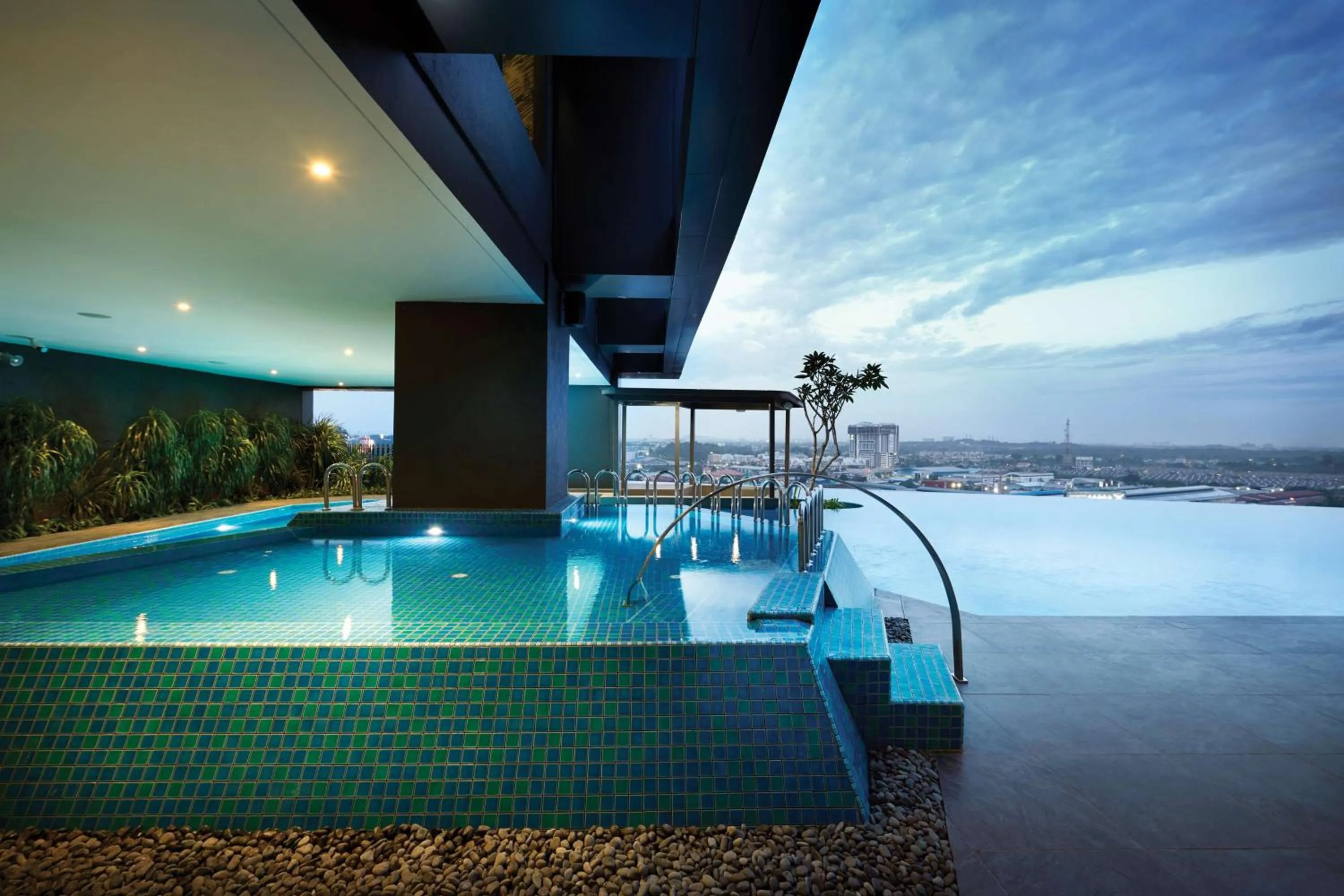 Pool view in Doubletree By Hilton Shah Alam I-City