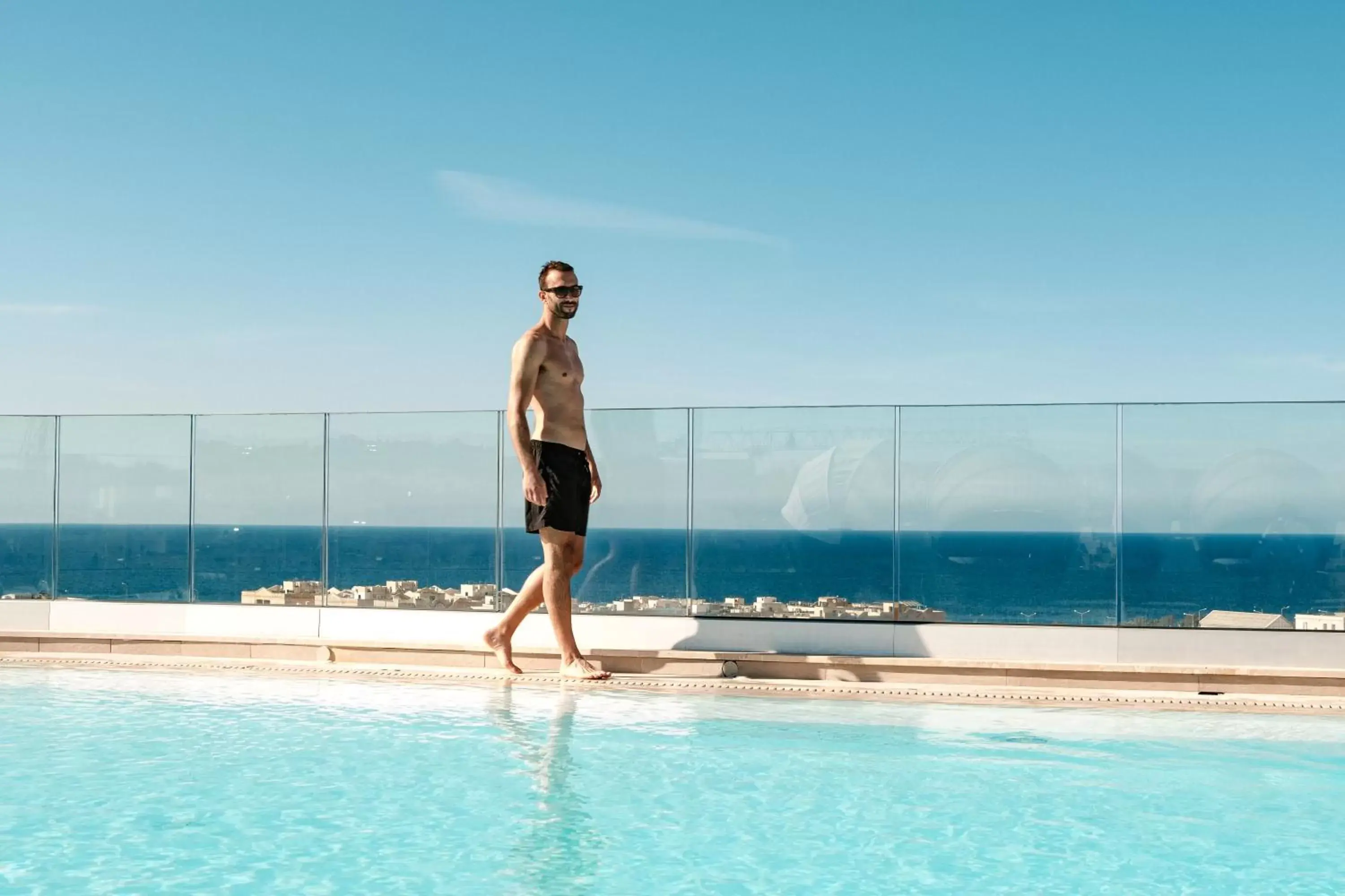 Swimming pool in Hyatt Regency Malta