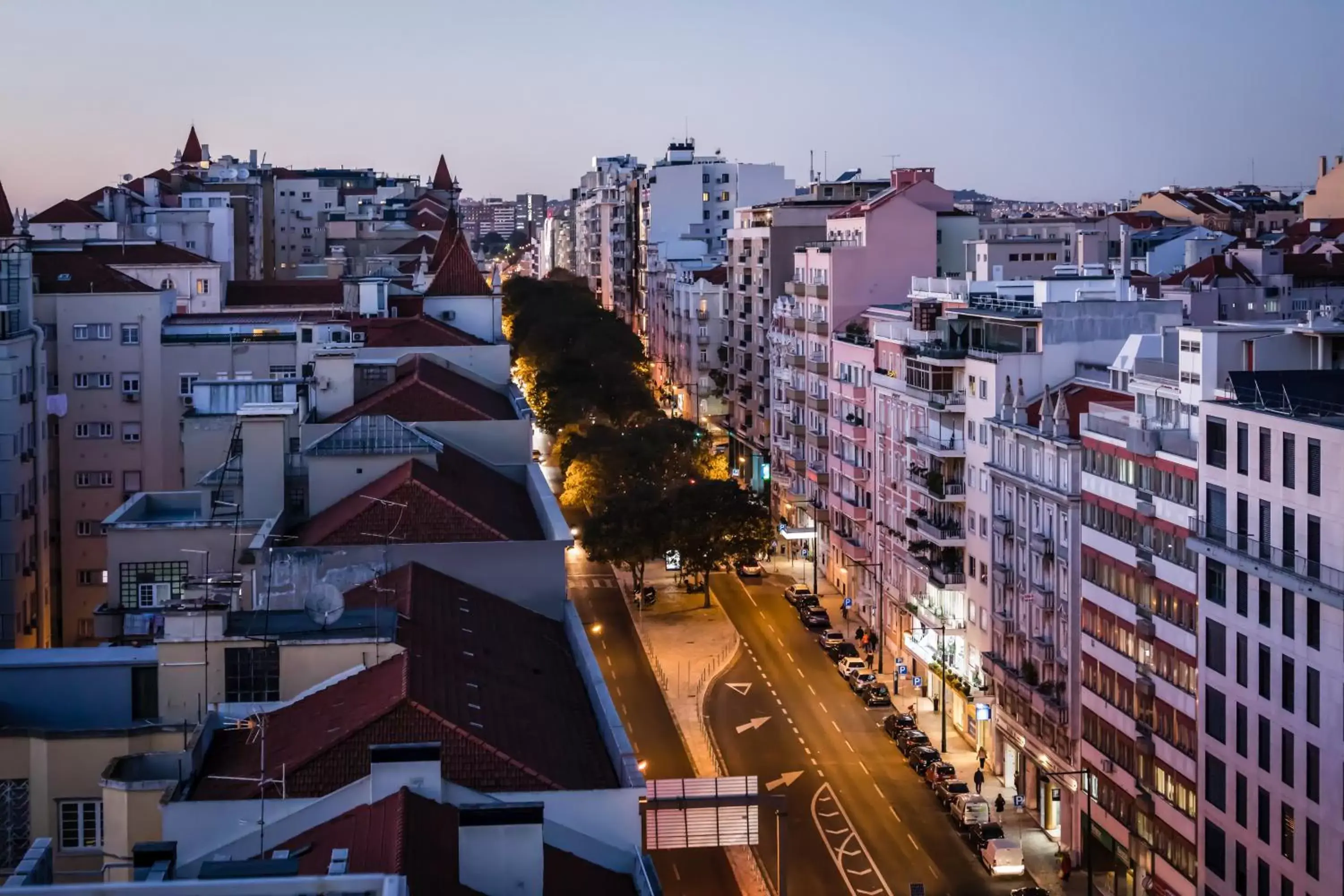 City view in Ibis Styles Lisboa Centro Marquês de Pombal