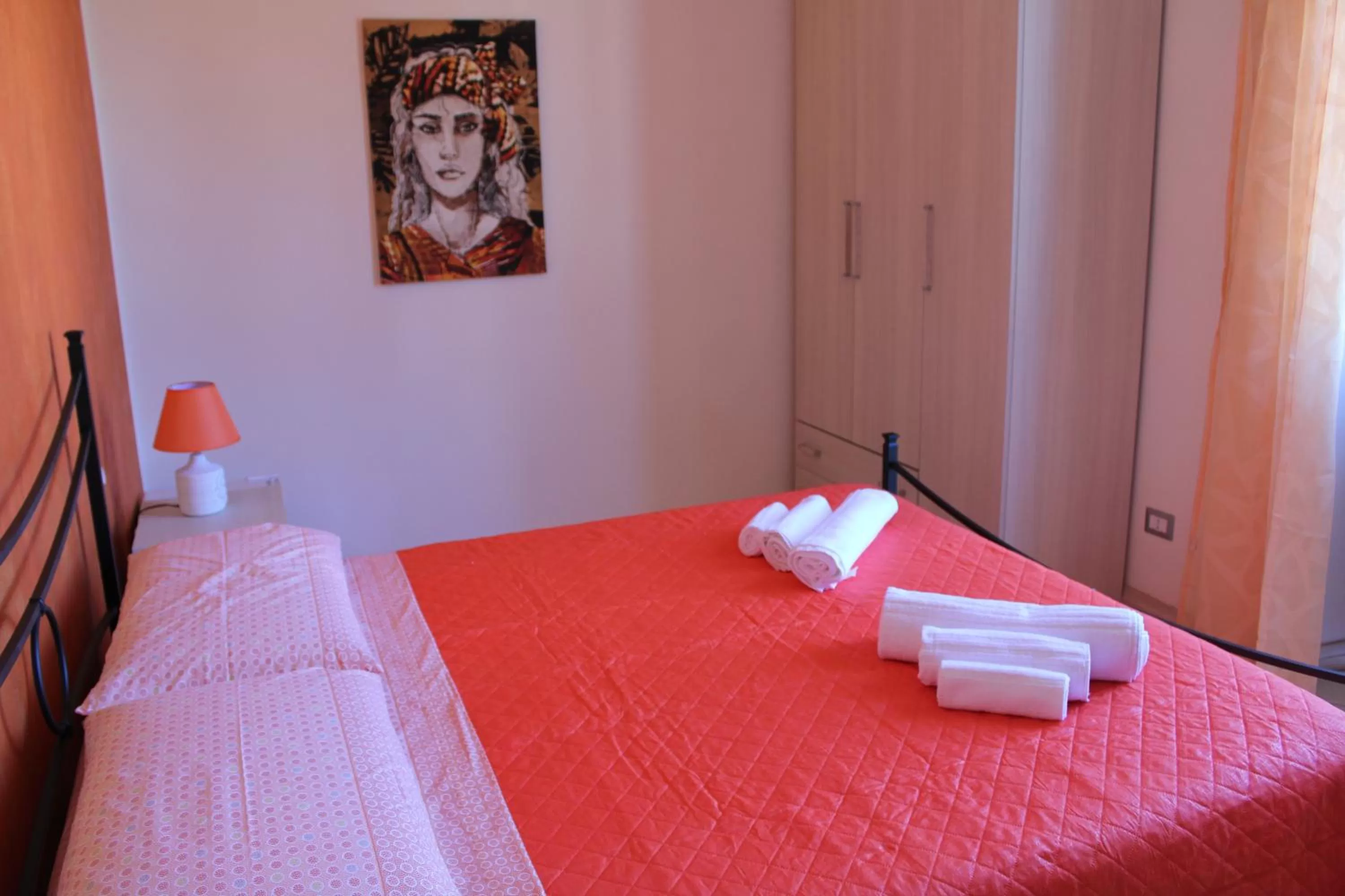 Bed in B & B Arcobaleno