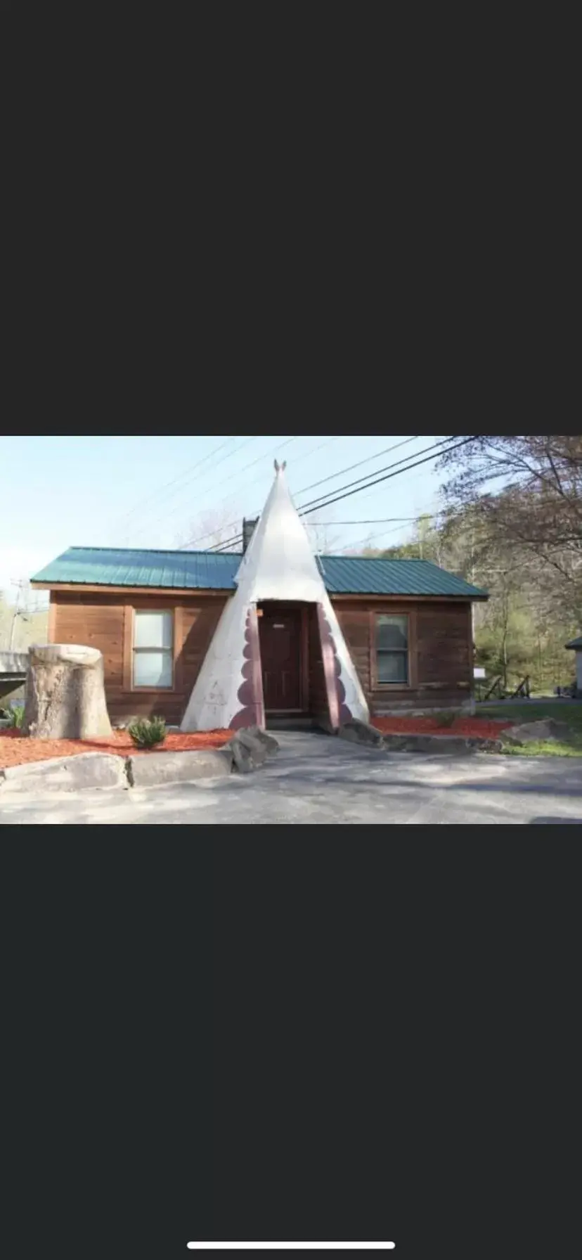 Property Building in Qualla Cabins and Motel Cherokee near Casino