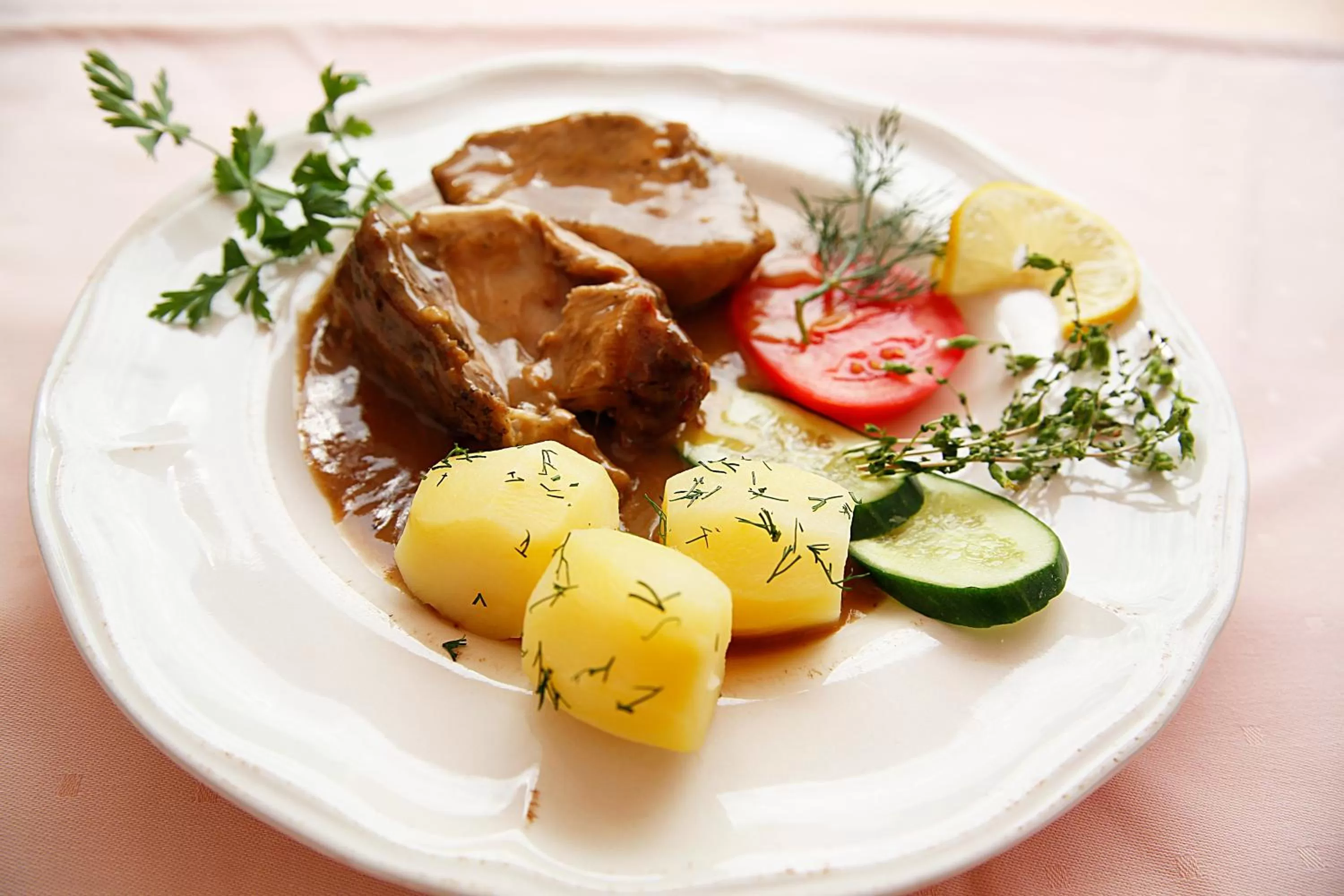 Food close-up in Oberża Złota Gęś