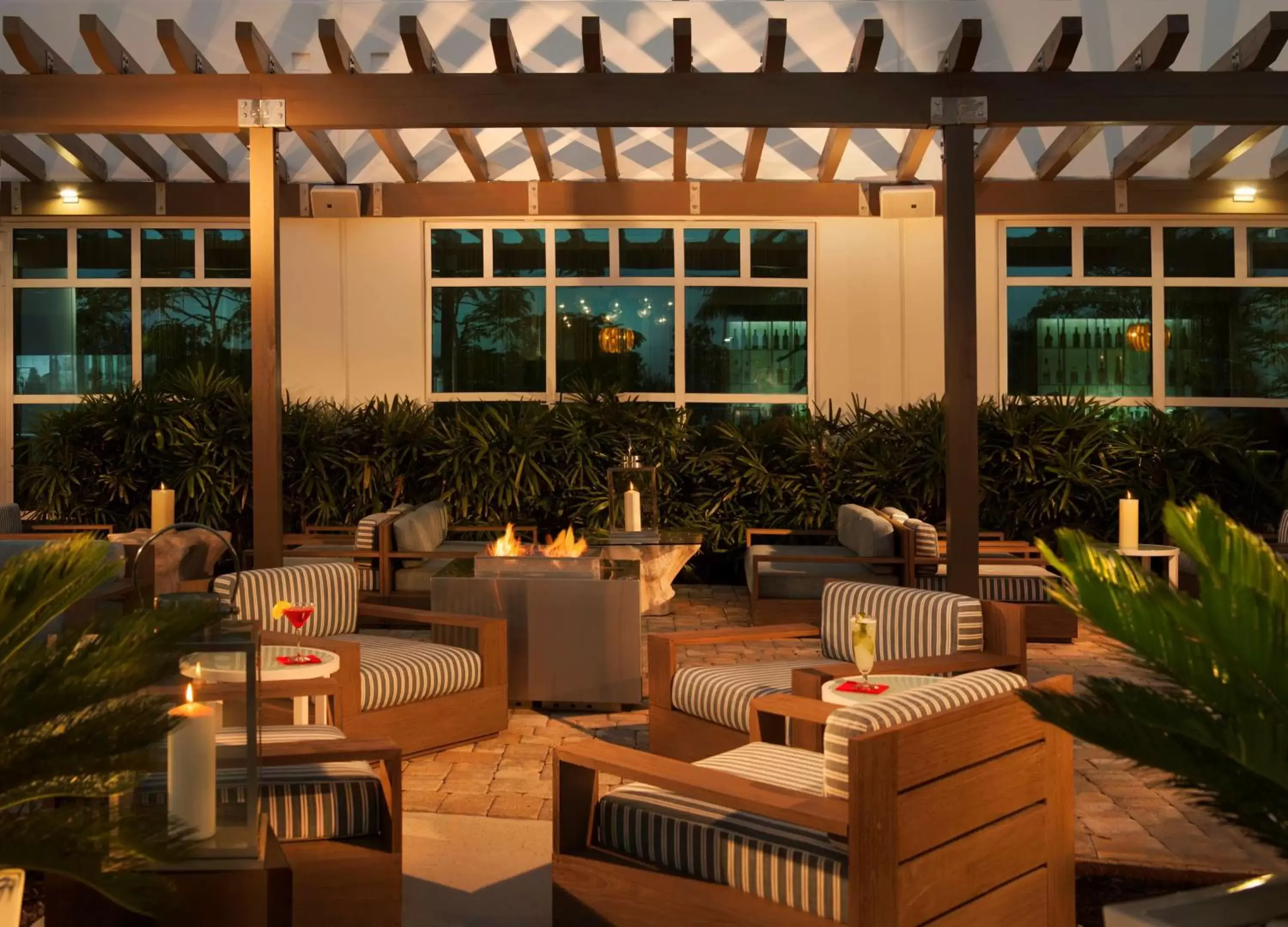 Patio in Homewood Suites by Hilton Miami Dolphin Mall