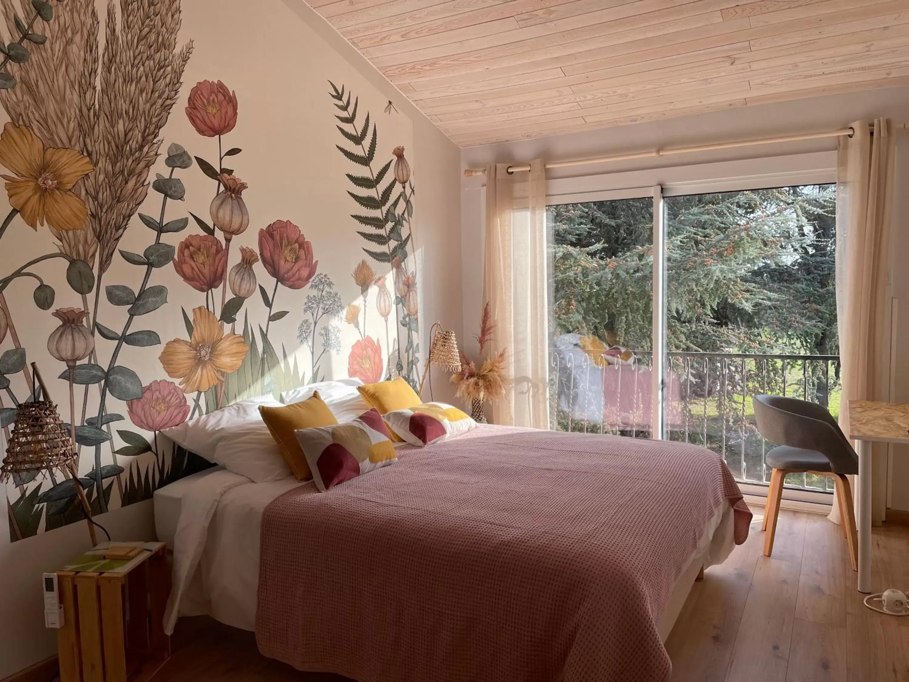 Bedroom, Bed in Les Hauts de Beillard