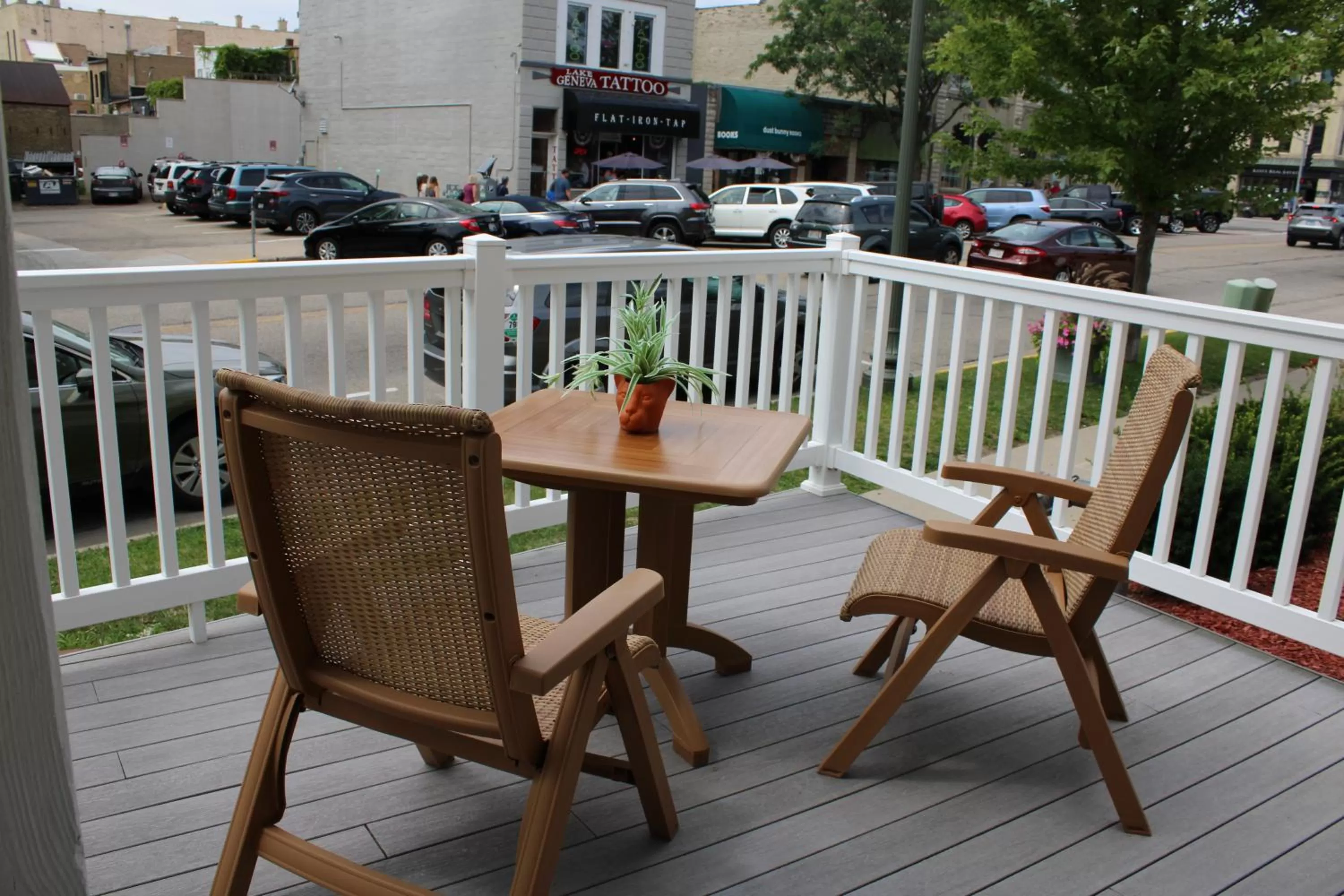 Patio in Mill Creek Hotel
