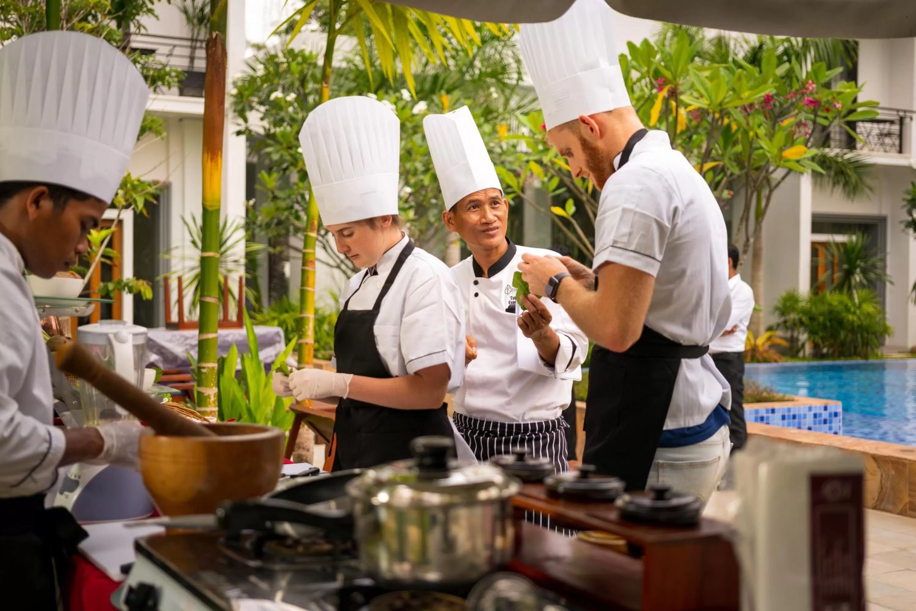 Guests in Koulen Hotel
