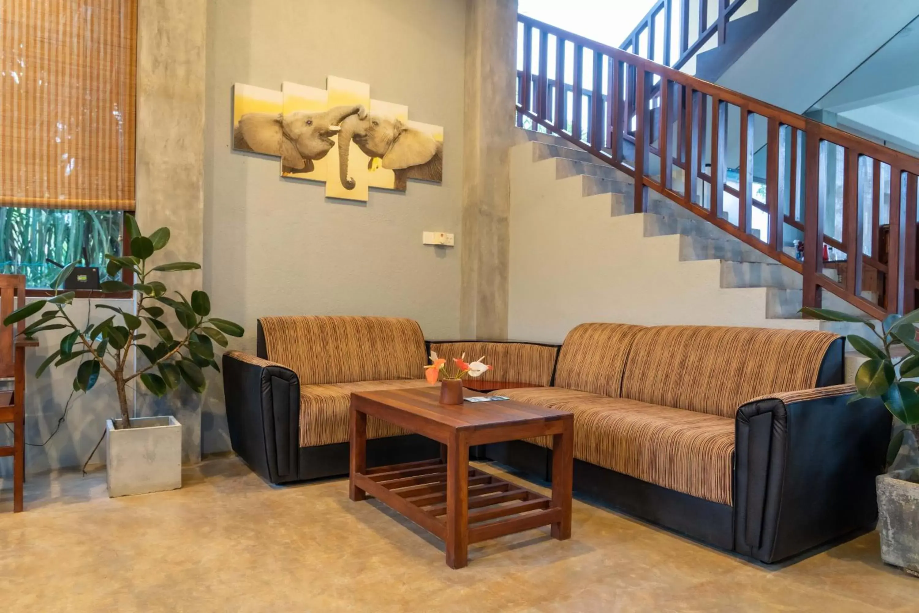 Seating area, Lobby/Reception in Ananya Beach Resort