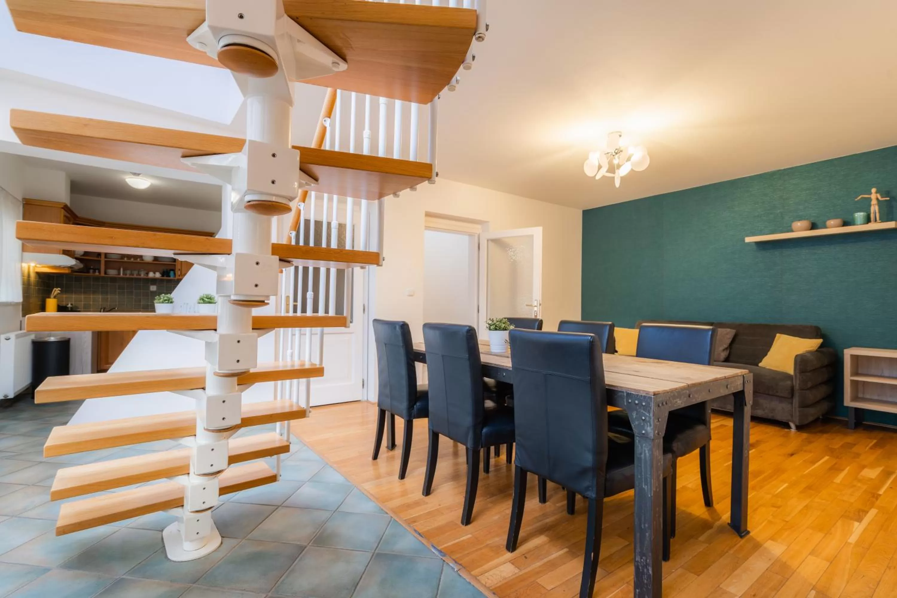 Seating area in EA ApartHotel Melantrich