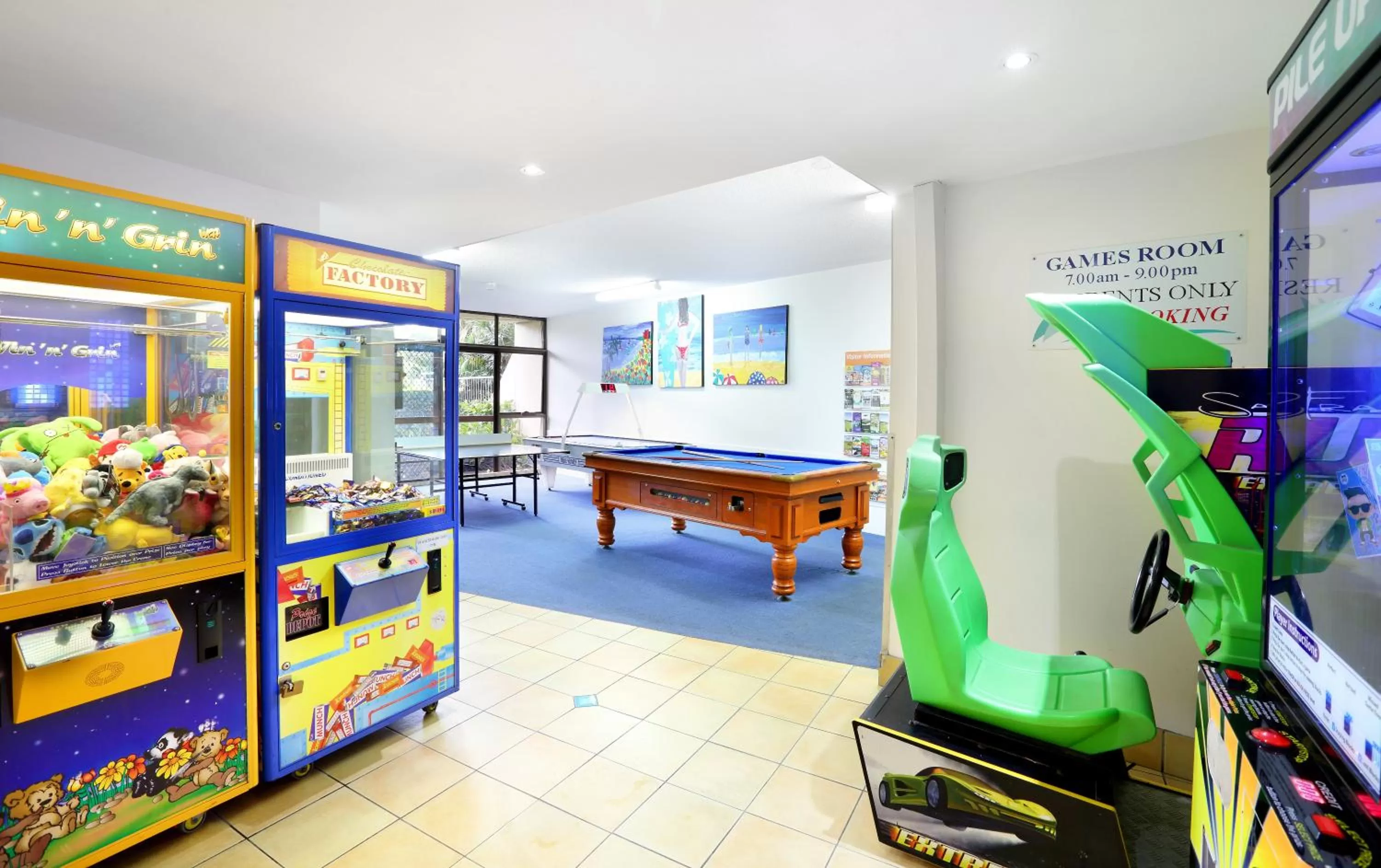 Game Room in Gemini Resort